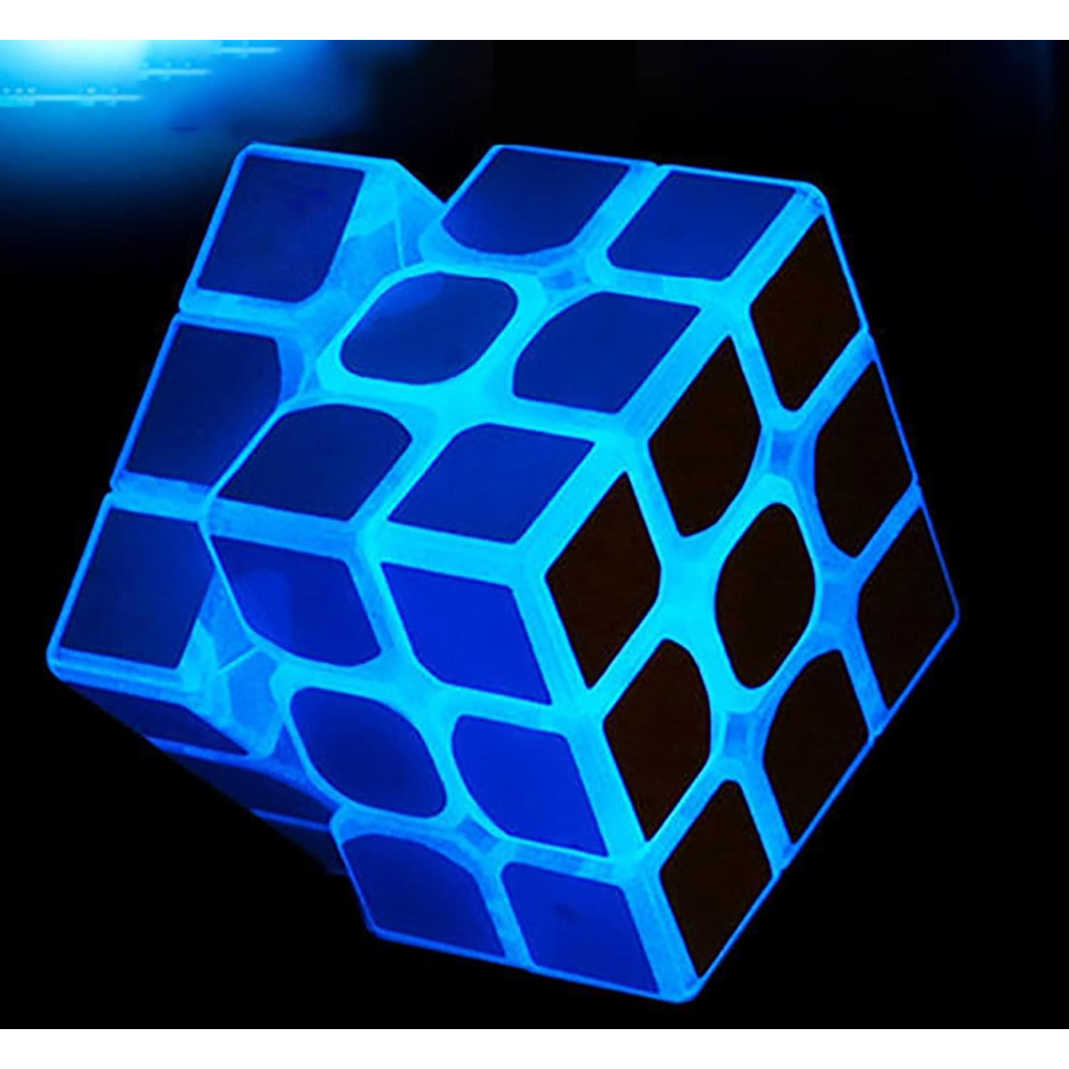 Cubo Mágico Fluorescente 3x3 ZhildChen Brilla en la Oscuridad