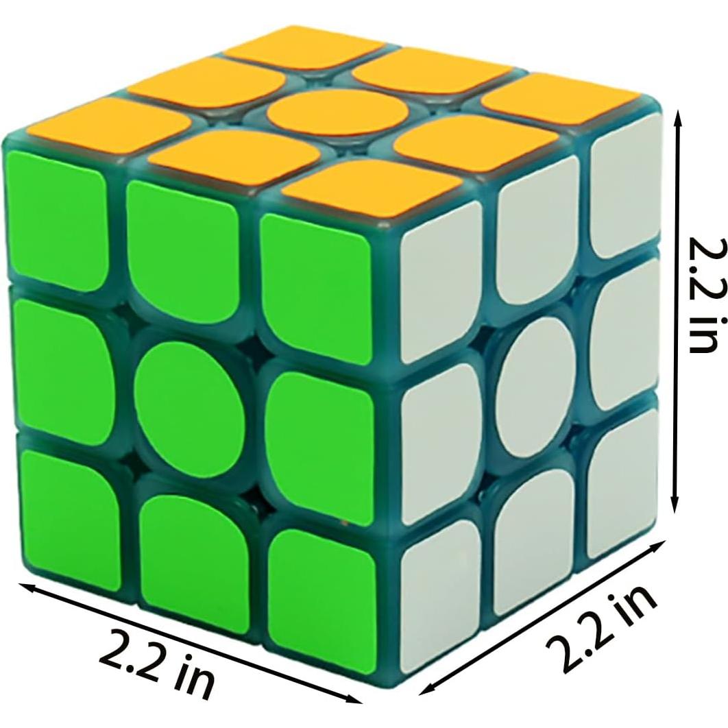 Cubo Mágico Fluorescente 3x3 ZhildChen Brilla en la Oscuridad