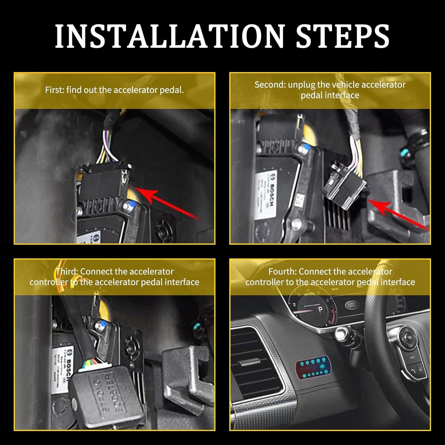 Controlador de Respuesta del Acelerador ZOSANY 10 Modos 821-F6