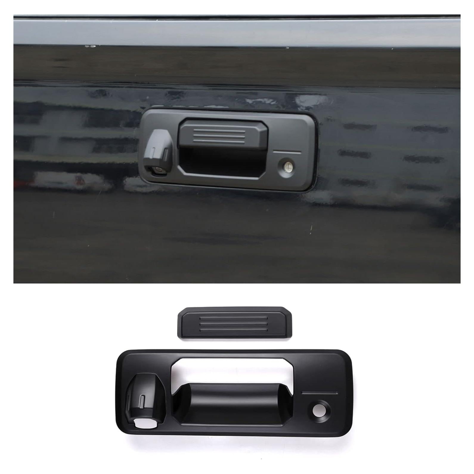 Cubierta de Mango de Maletero TOYCIDFG Negro Mate para Toyota Tundra 2014-2021