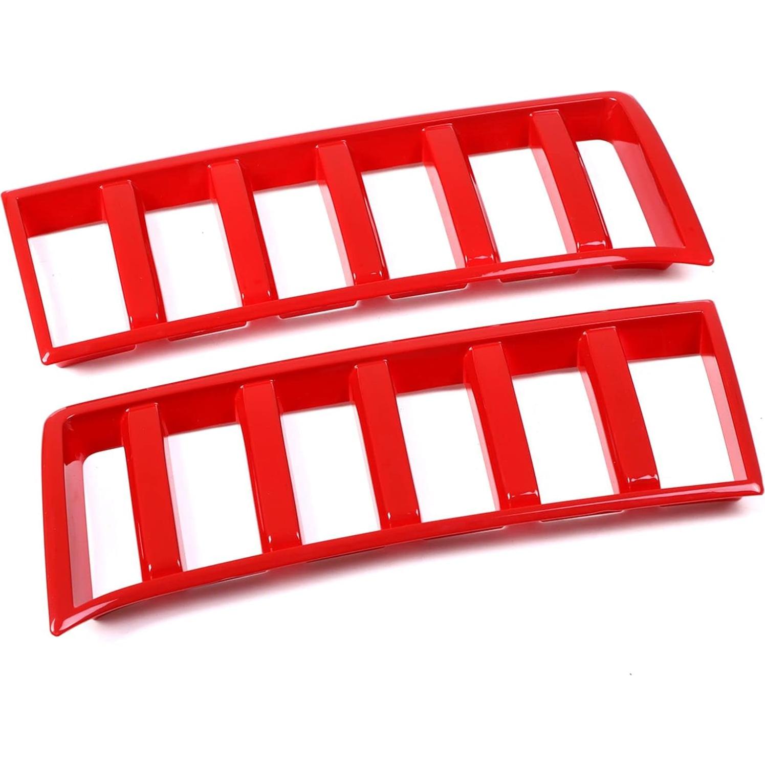 Cubierta de Rejilla de Faro Toyota Tundra 2022-2025 Rojo