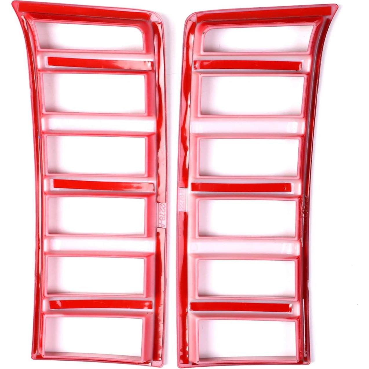 Cubierta de Rejilla de Faro Toyota Tundra 2022-2025 Rojo