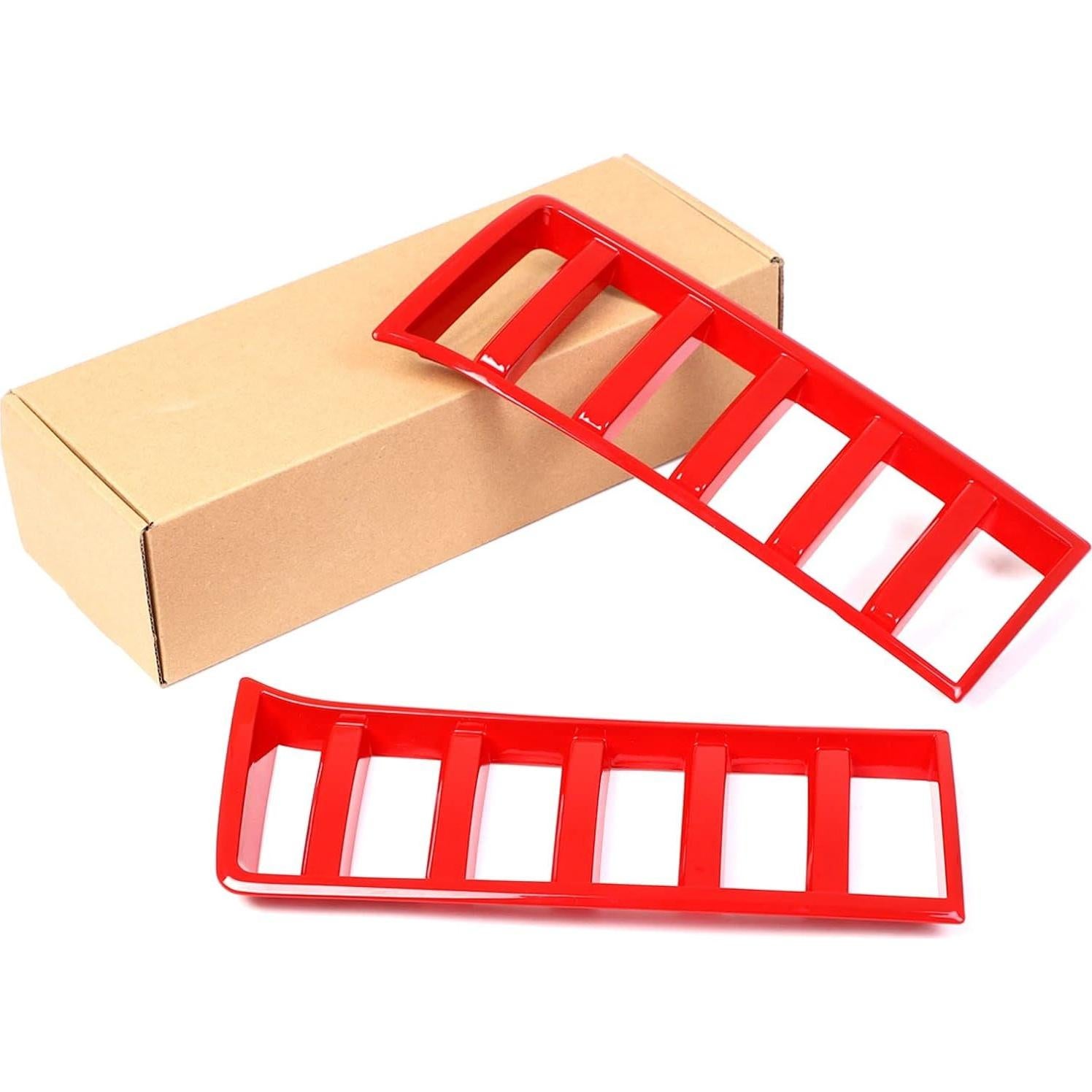 Cubierta de Rejilla de Faro Toyota Tundra 2022-2025 Rojo