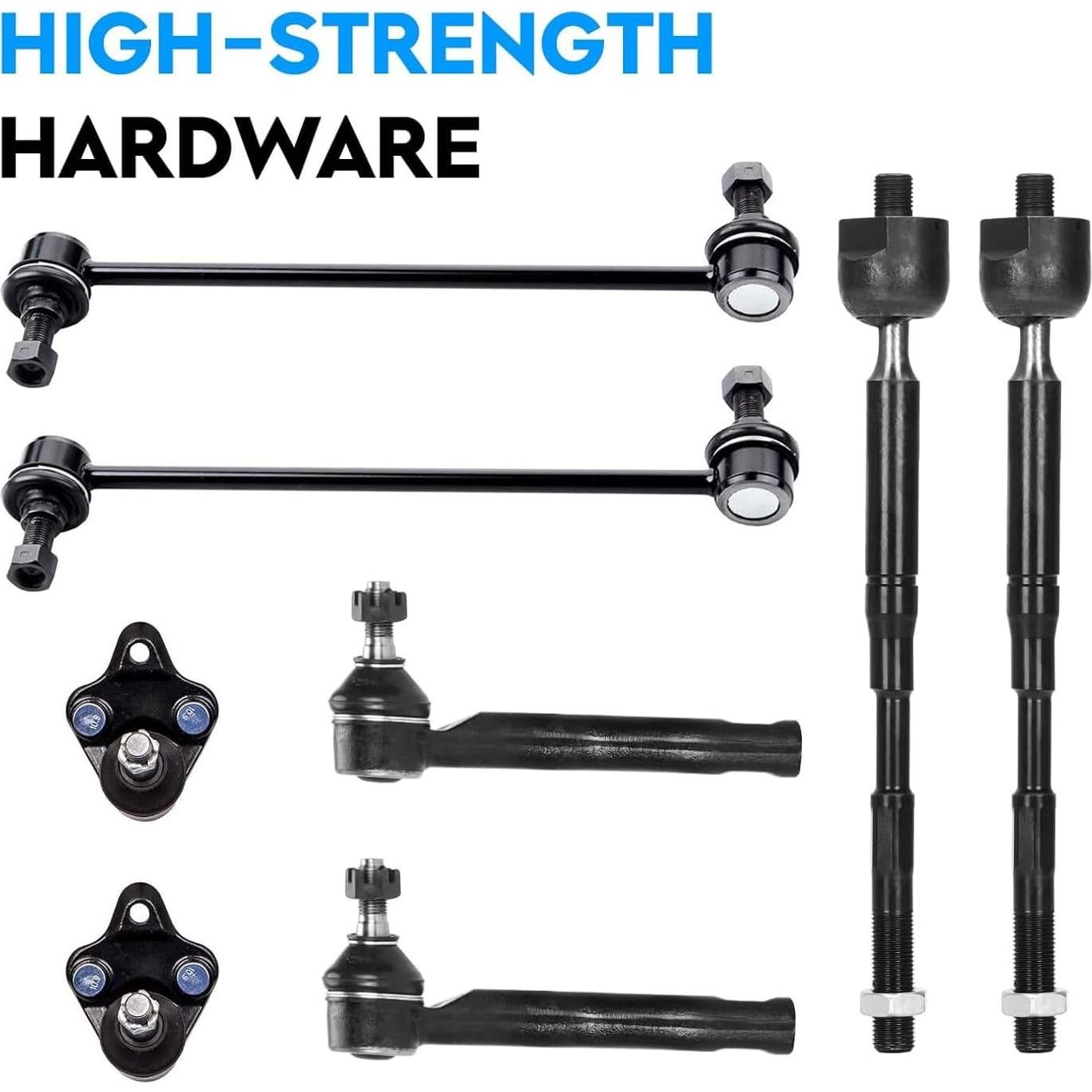 Kit de Suspensión Gariqe 12 Piezas para Toyota Corolla 2003-2008