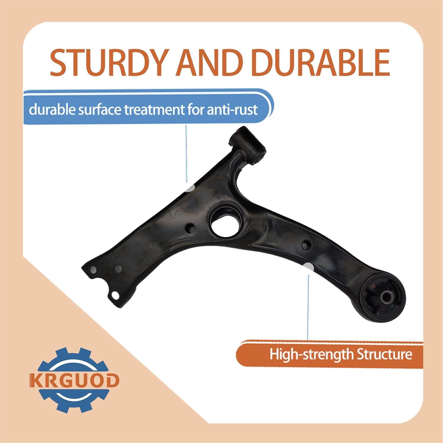 Kit de Suspensión Inferior Delantera KRGUOD 10 Piezas Toyota Corolla 2003-2008