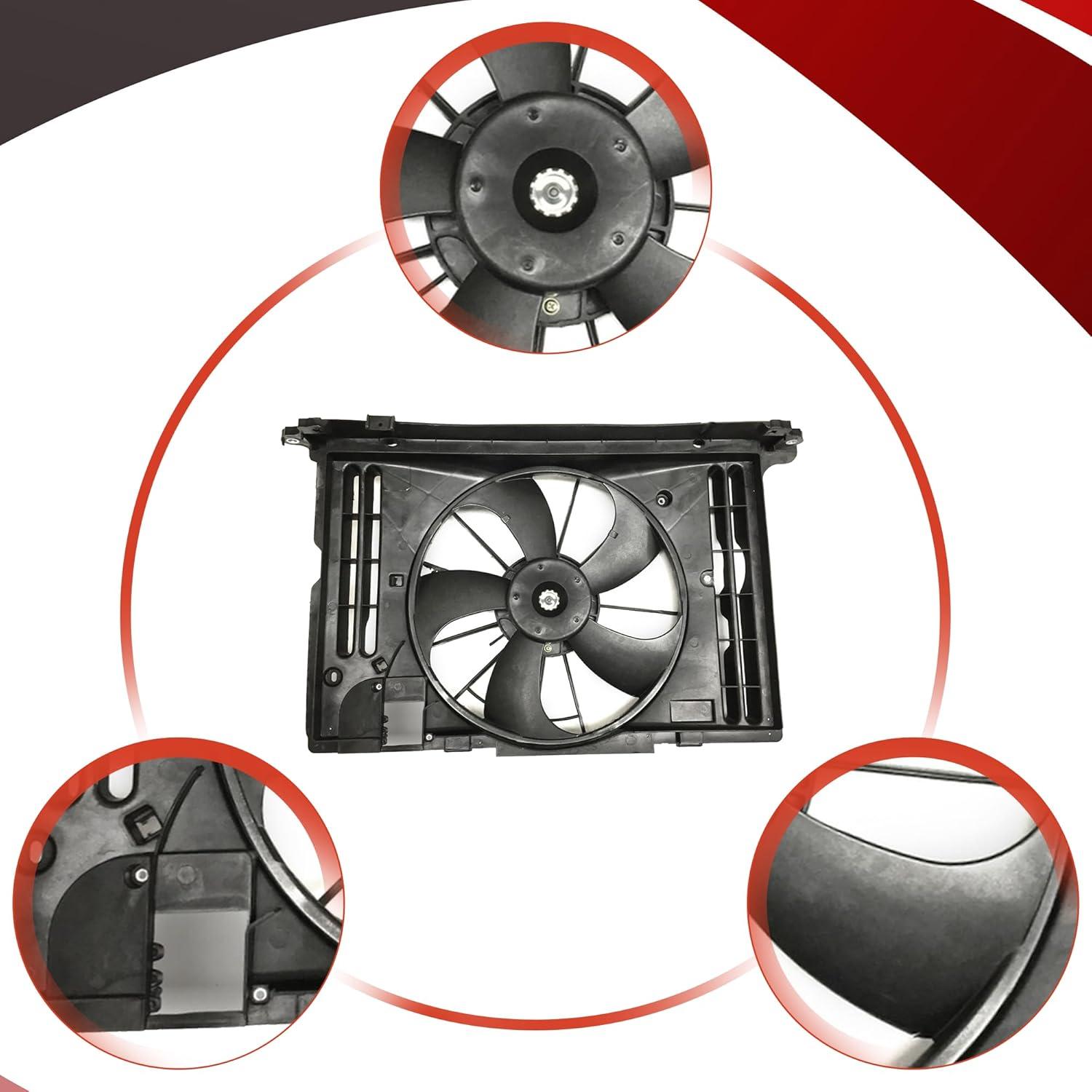 Ventilador de Enfriamiento Radiador PartsFlow 12V para Toyota