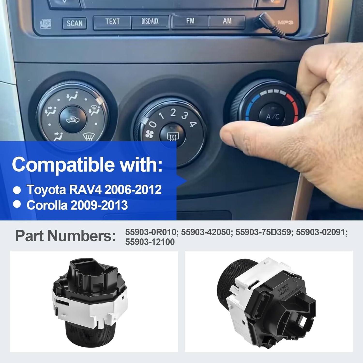 Interruptor Control Temperatura A/C Central Toyota RAV4 2006-2012