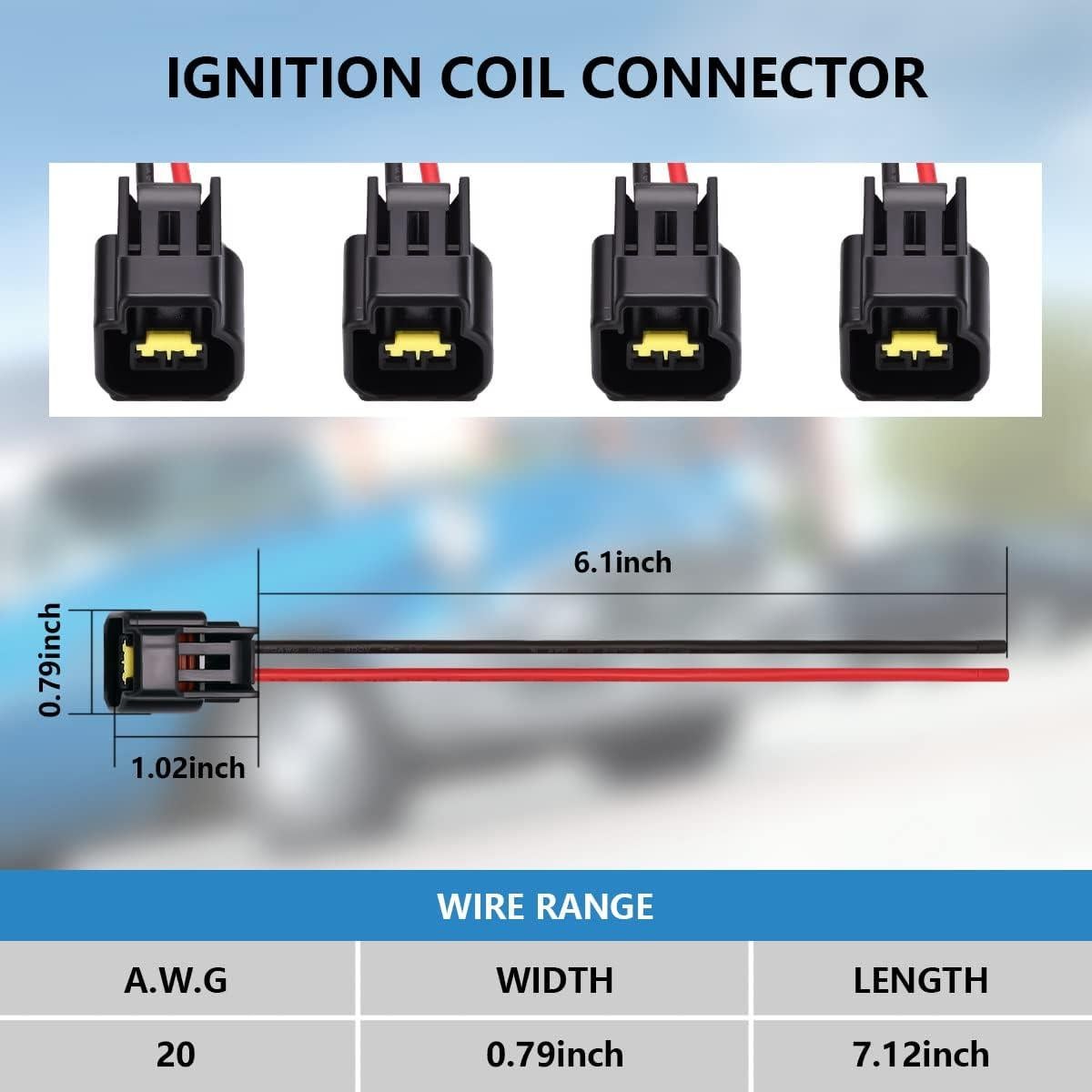 Kit de 4 Bobinas de Encendido Performance Master DG541 para Ford y Mazda
