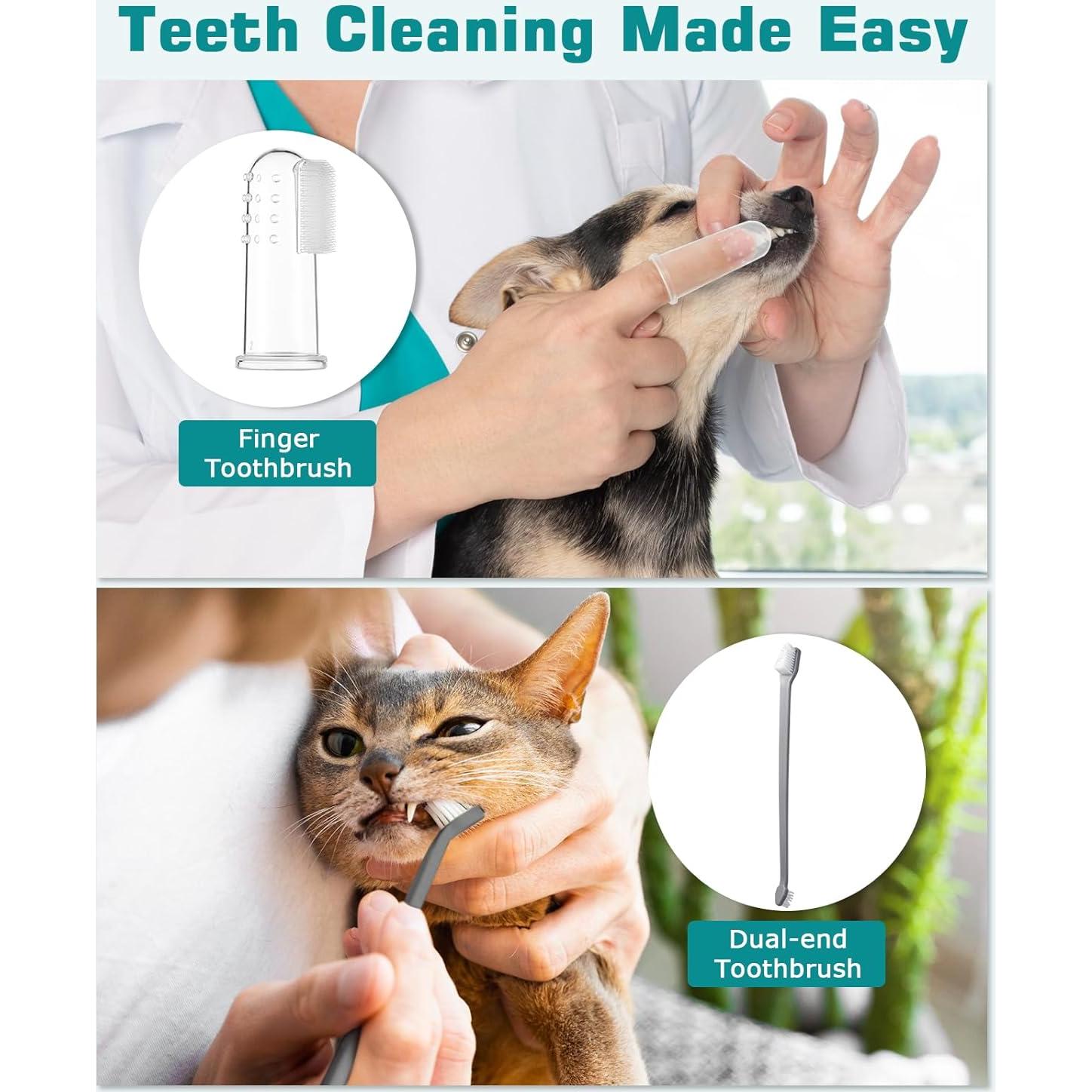 Kit de Limpieza Dental Ultrasónica para Perros Petbank 12 en 1