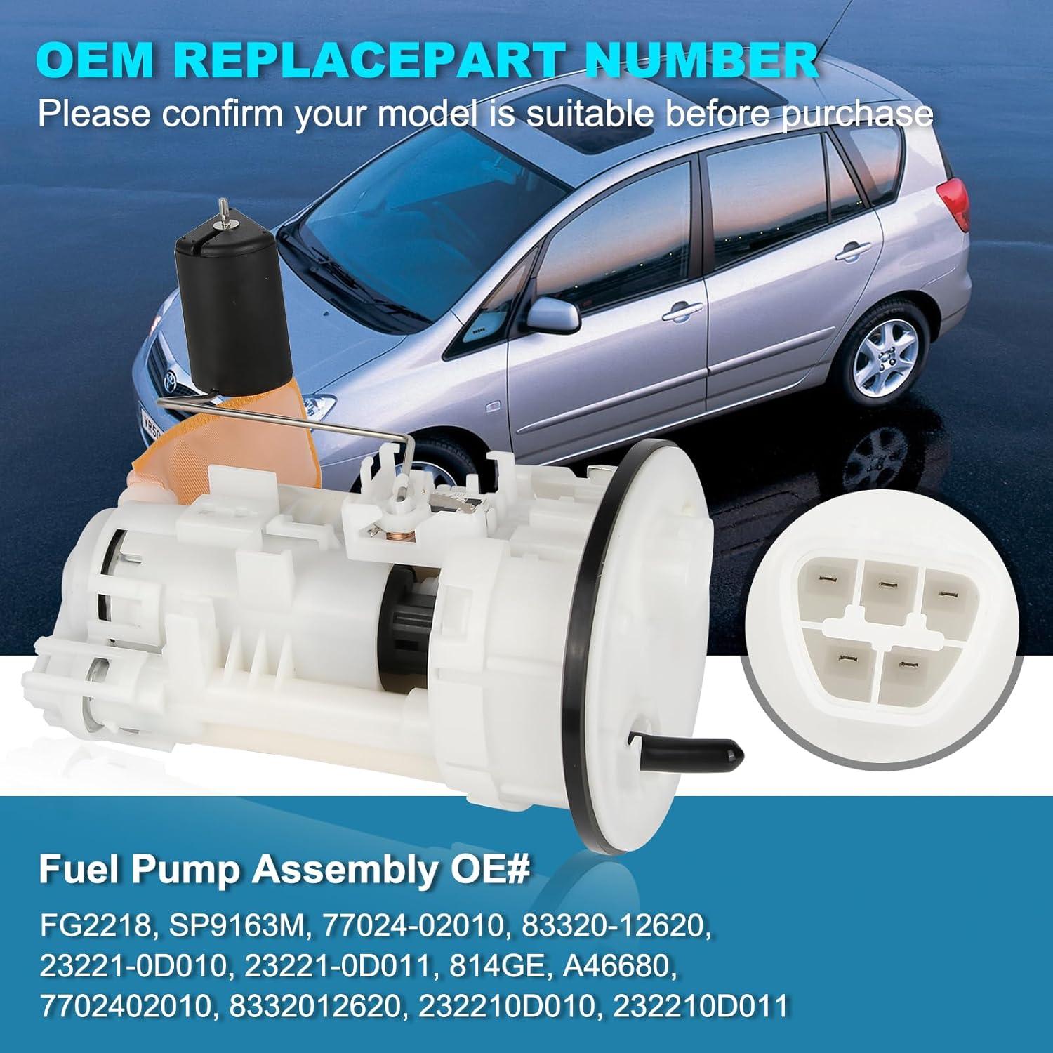 Módulo de Bomba de Combustible OTO-K para Toyota Corolla y Chevy Prizm 1998-2002