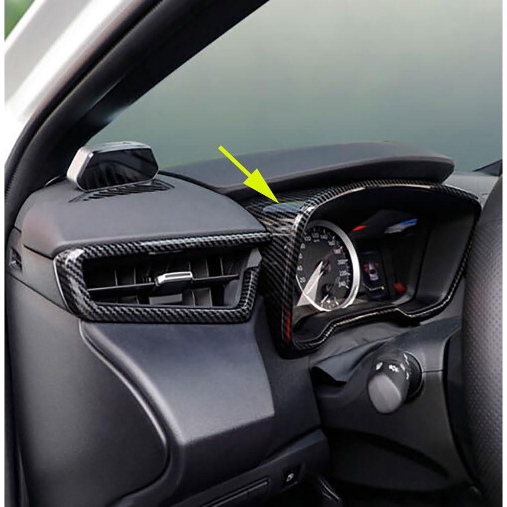 Accesorios Toyota Corolla 2020-2025 Panel ABS Fibra Carbono