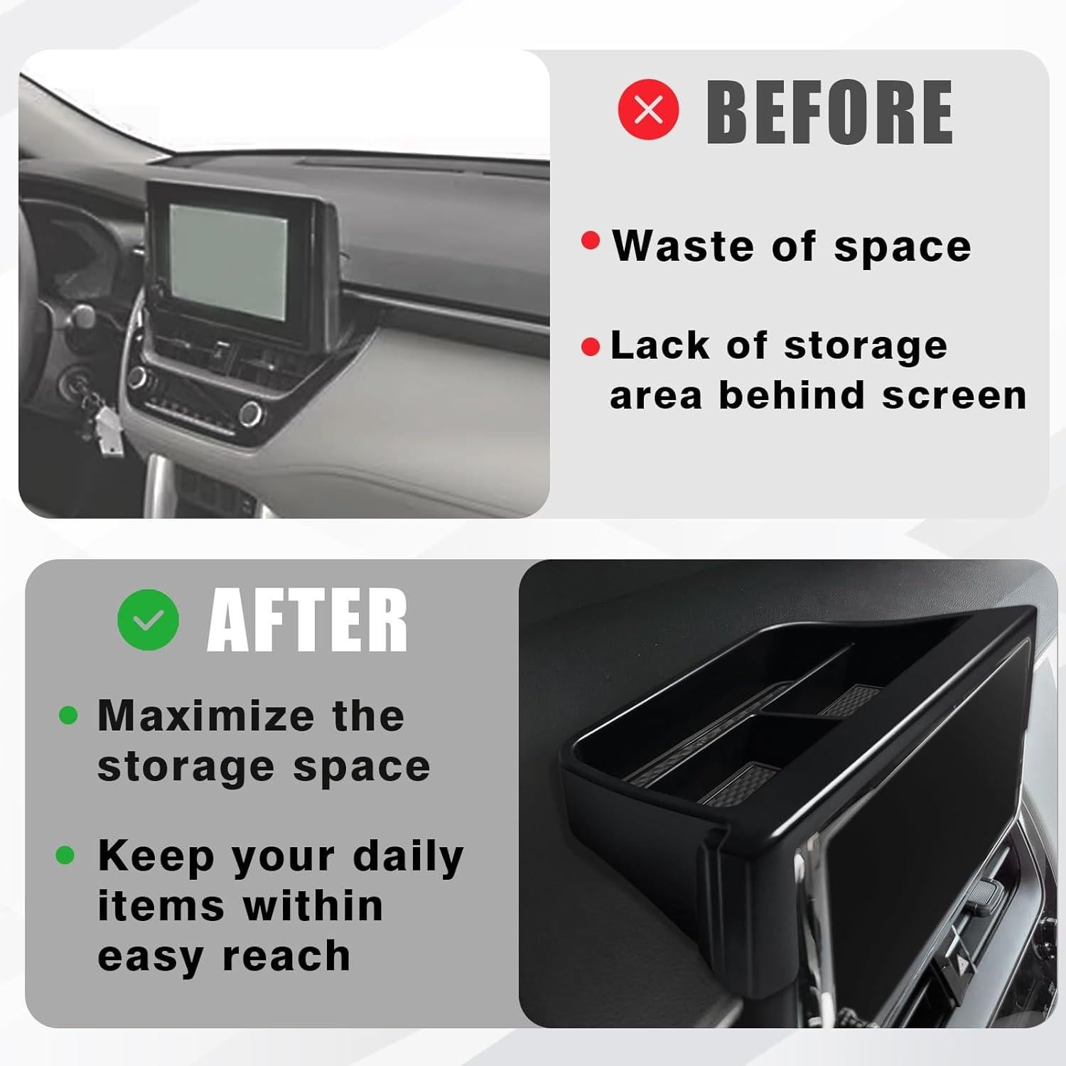 Organizador de Almacenamiento Muslogy para Toyota Corolla 2020-2025