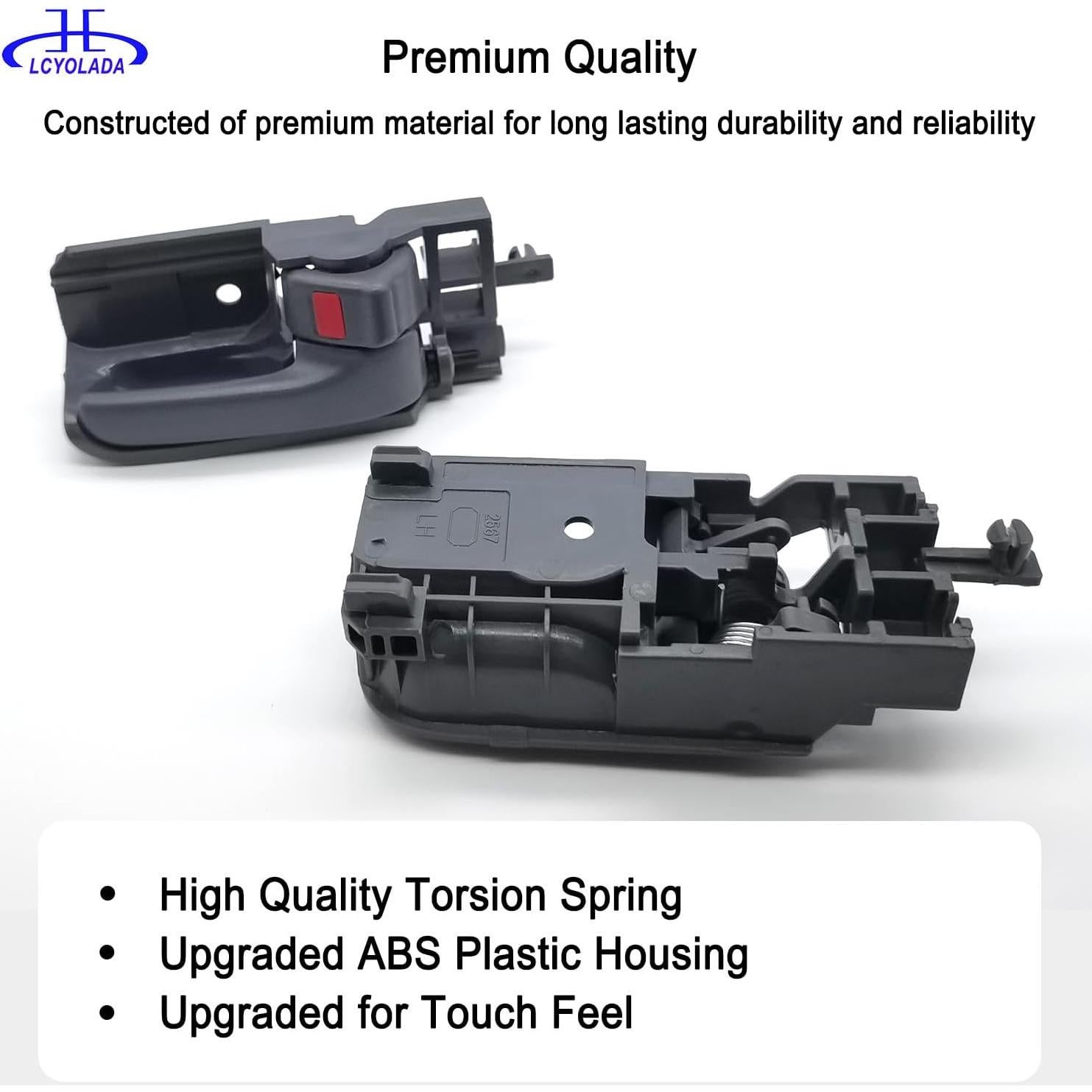 Juego de 4 Manijas de Puerta Interior Lcyolada para Toyota