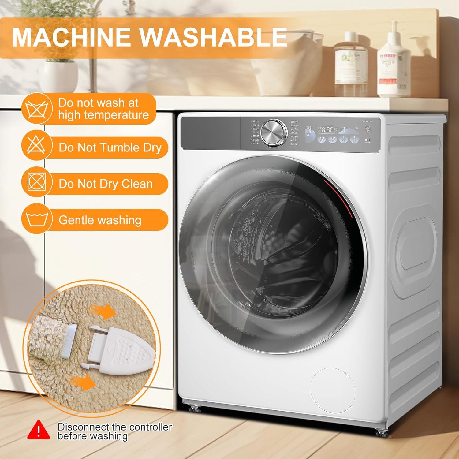 Manta Térmica Eléctrica LUZARTA 127x152 cm Beige 5 Niveles