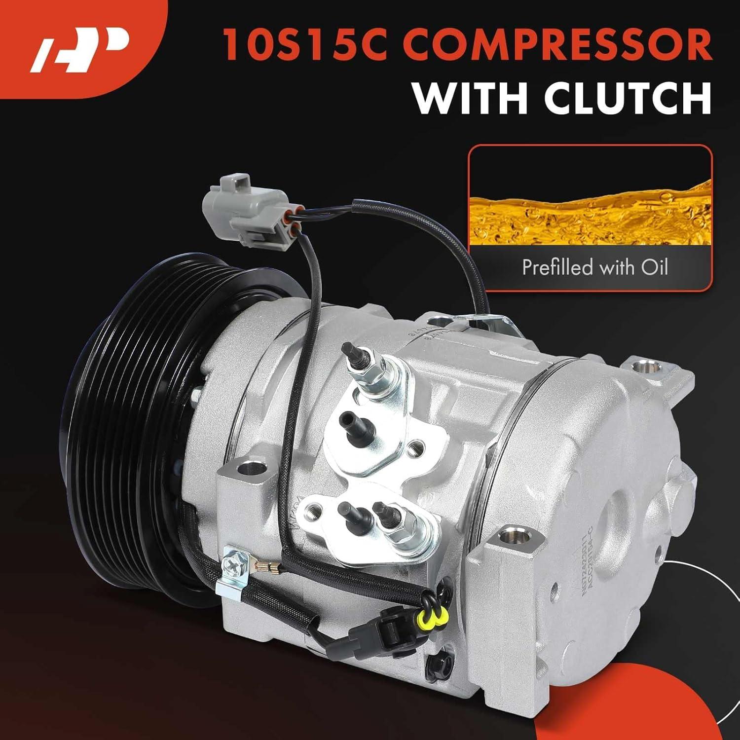 Compresor de aire acondicionado A-Premium Toyota Hilux 2008 2.7L