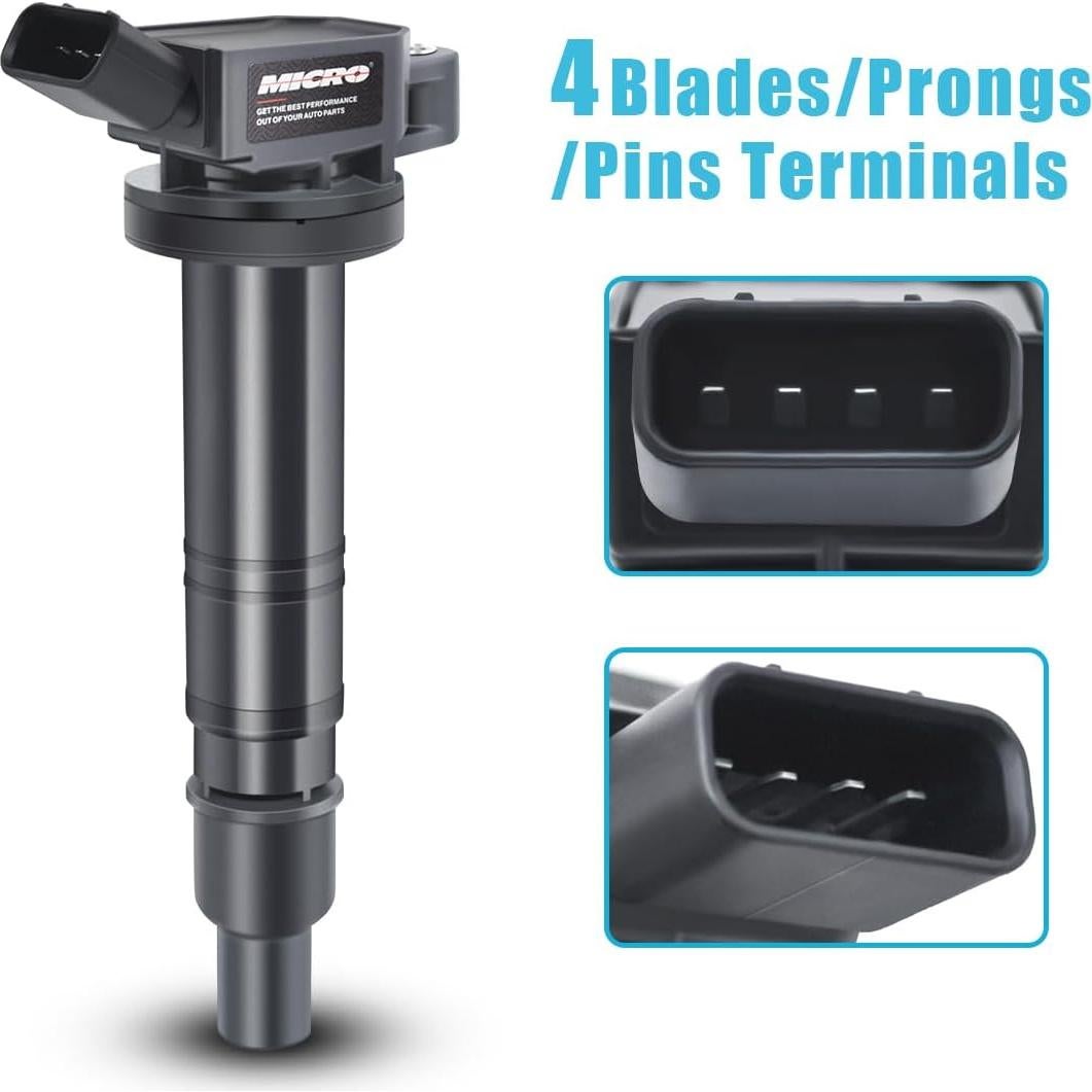 Juego de 4 Bobinas de Encendido Micro para Toyota y Lexus