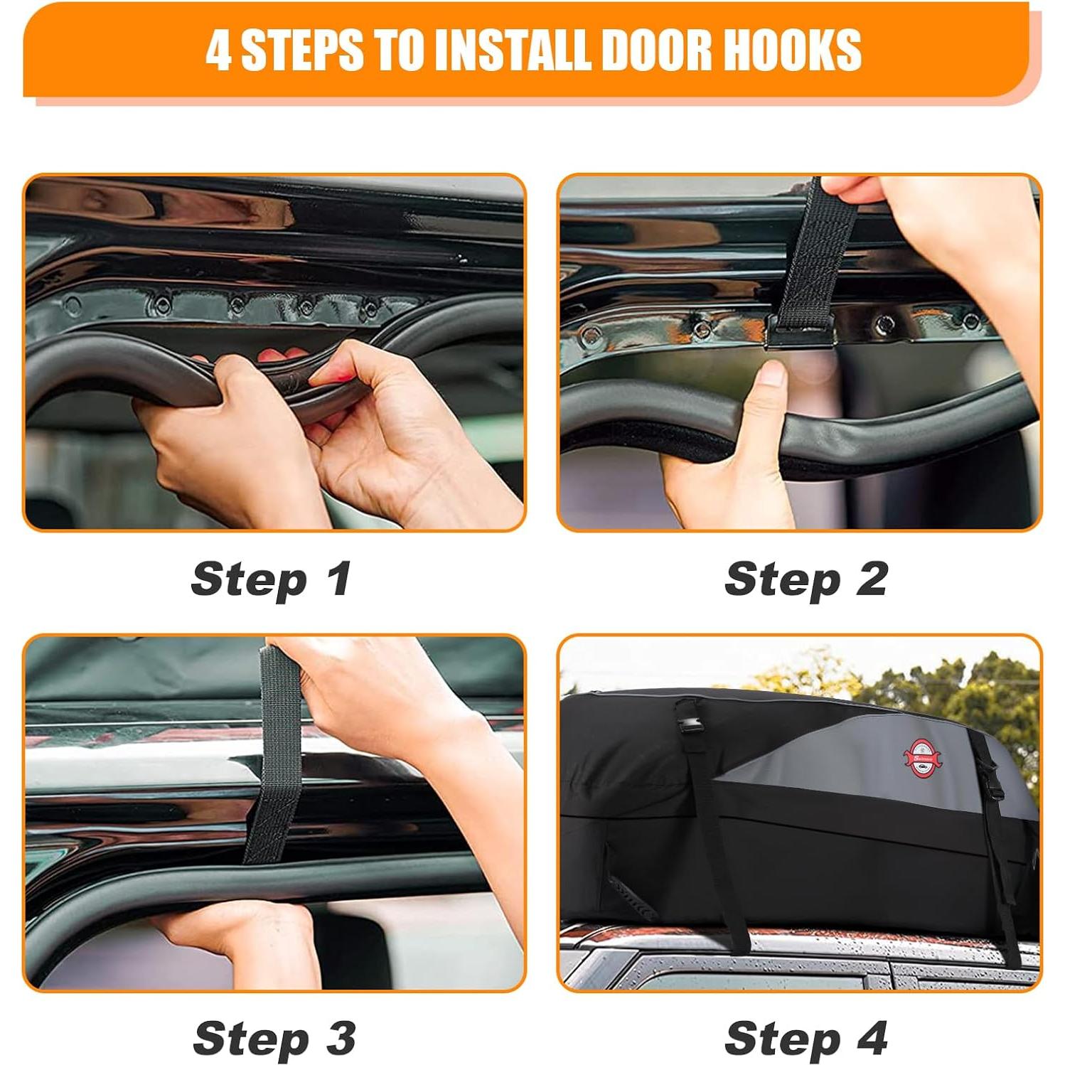 Transportador de Carga en Techo Sailnovo 15 Pies Cúbicos Impermeable