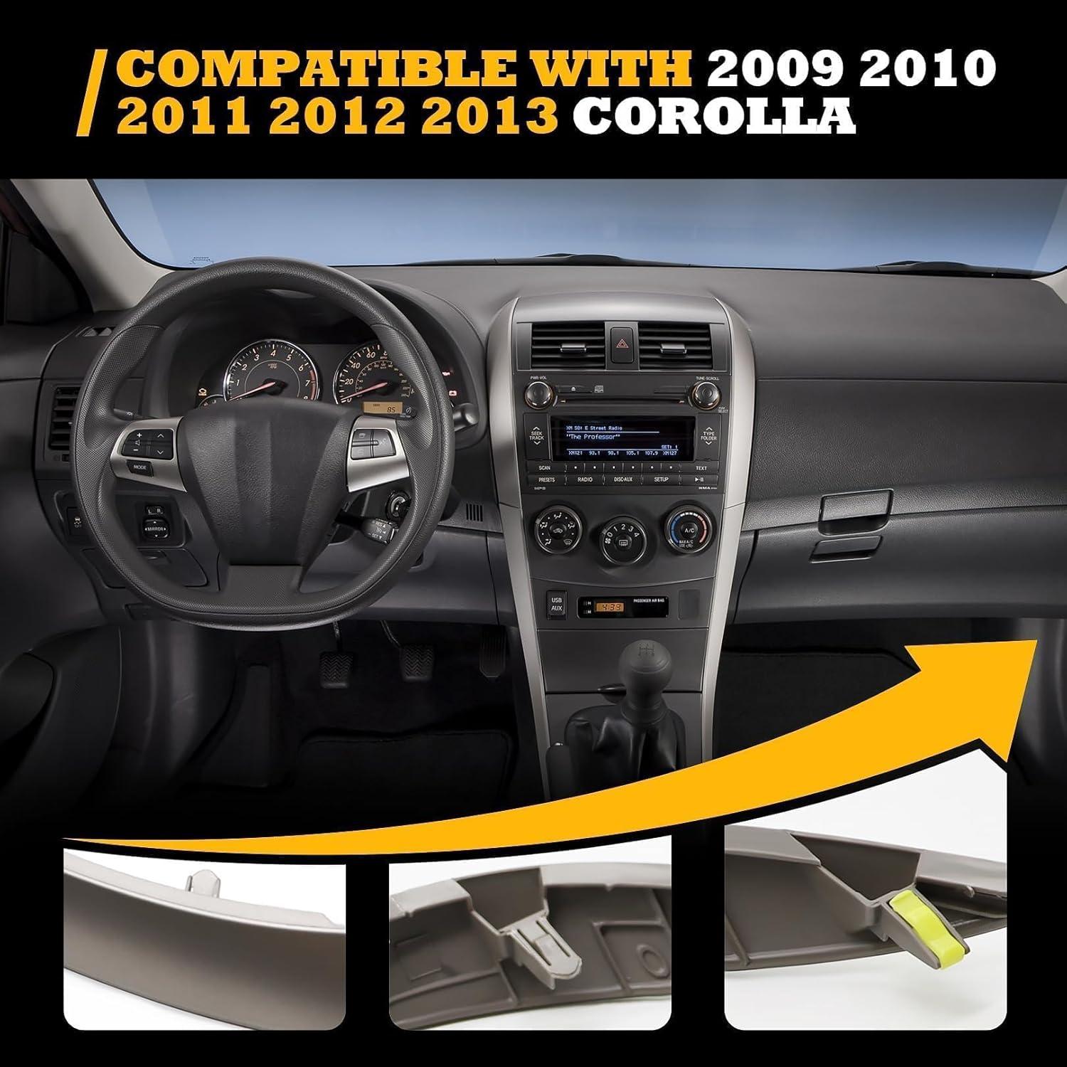 Tira de Cubierta del Tablero Central Jecoupoon para Corolla 2009-2013