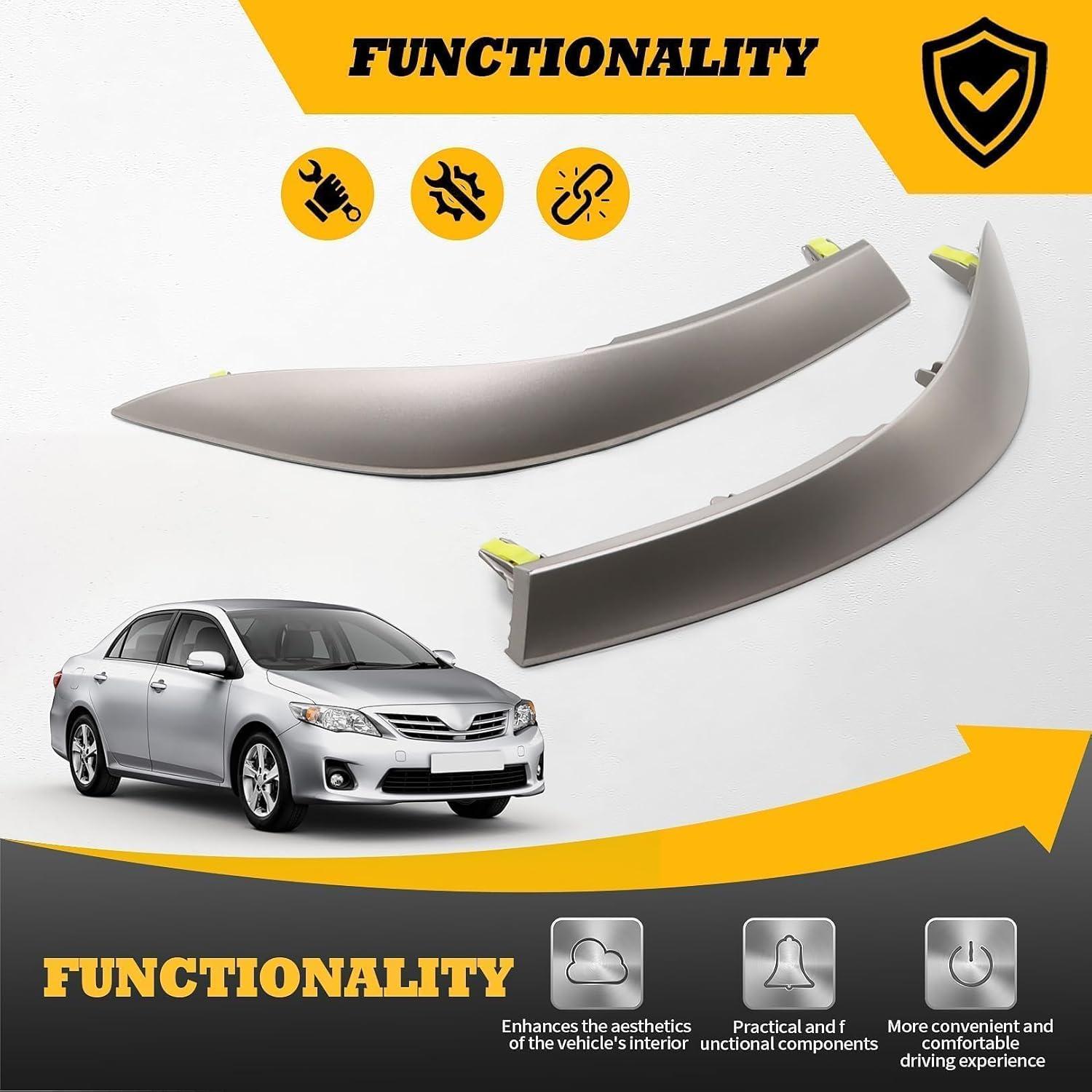 Tira de Cubierta del Tablero Central Jecoupoon para Corolla 2009-2013