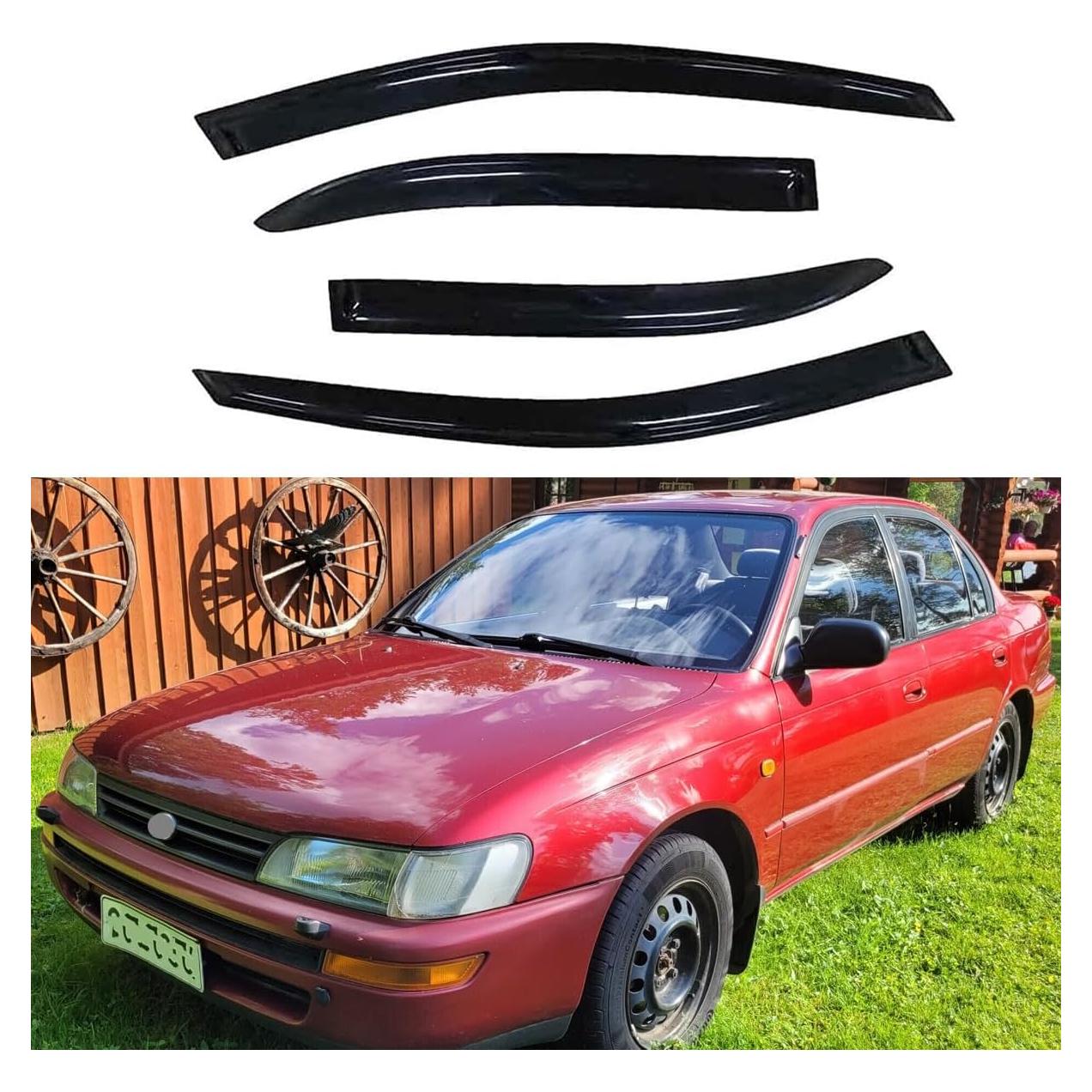 Deflectores de Lluvia Lifeinfinity para Toyota Corolla 1993-1997