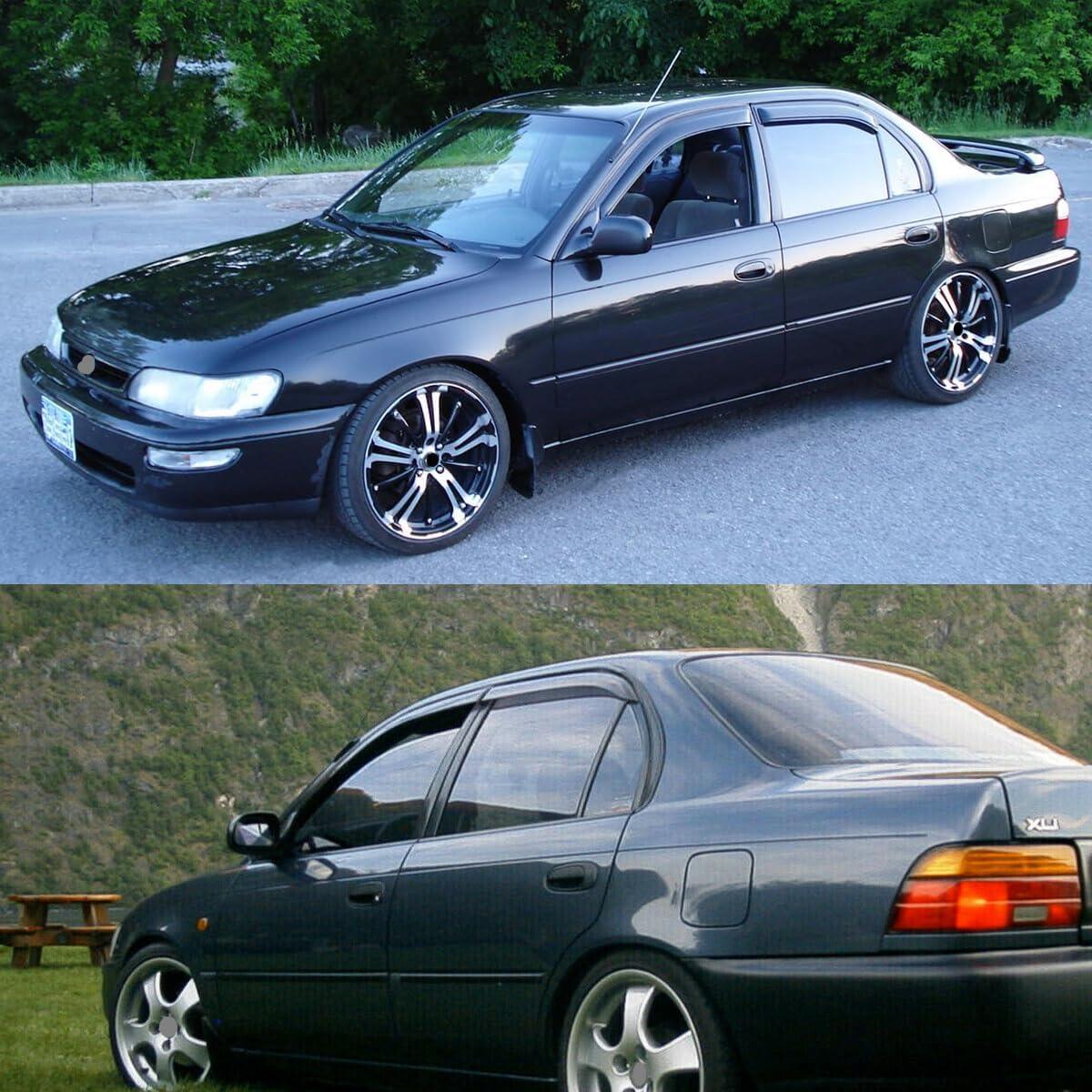 Deflectores de Lluvia Lifeinfinity para Toyota Corolla 1993-1997