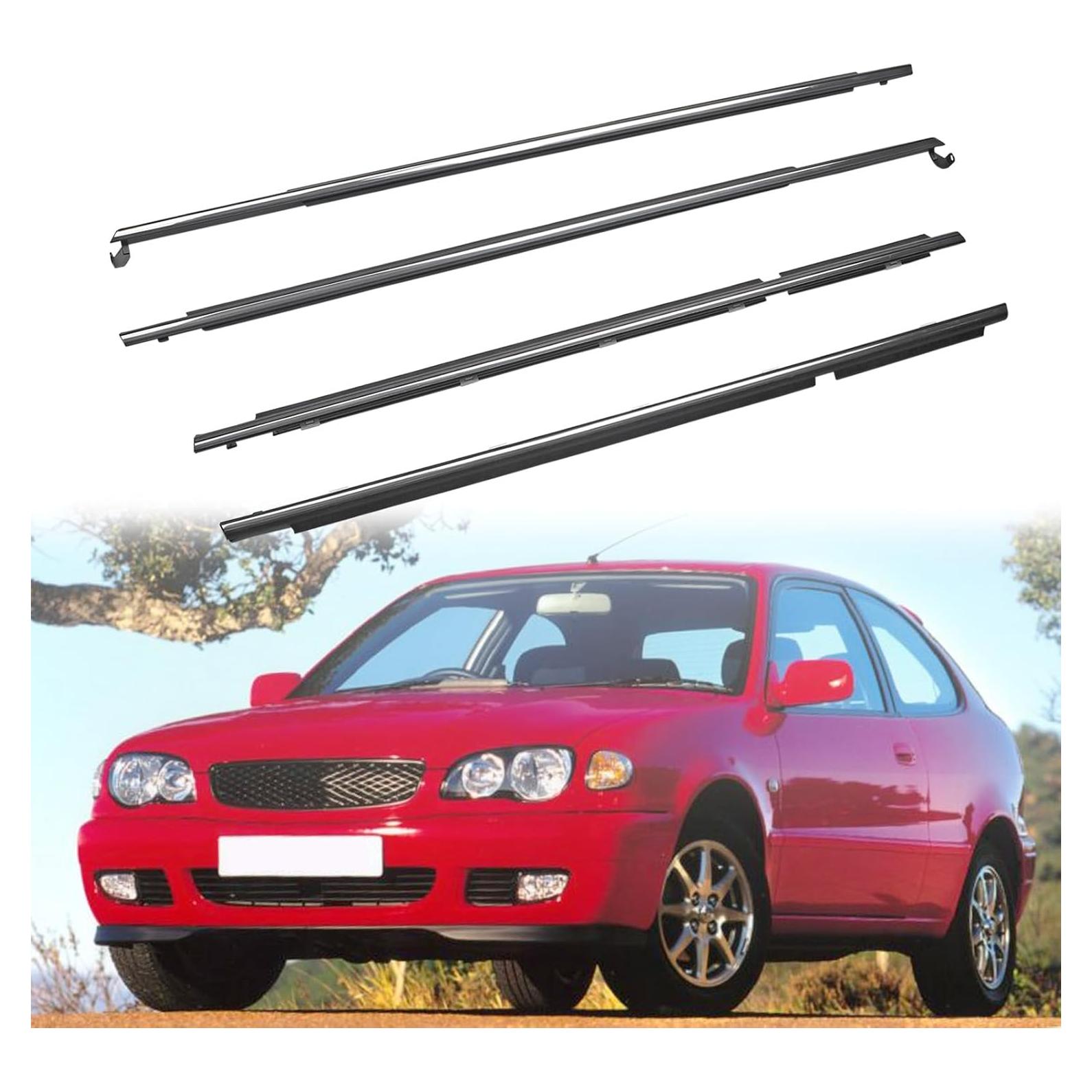 ZONFANT Weatherstrip Ventana Puerta Exterior Toyota Corolla 1995-2002
