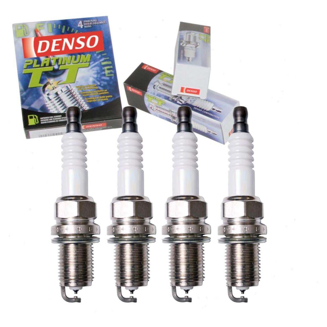 Bujías DENSO Platino TT 4 pcs para Toyota Corolla 1.6L 1.8L