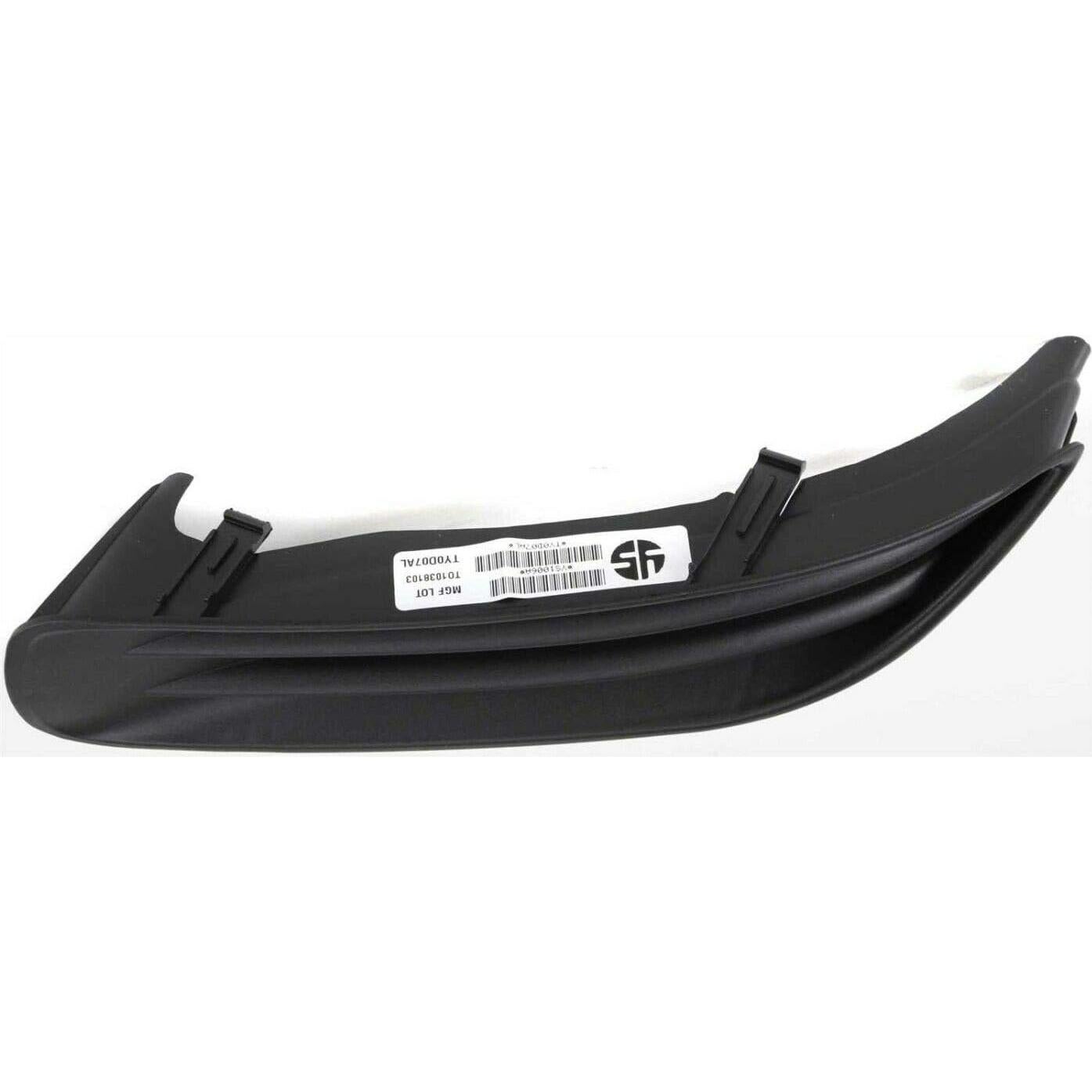 Inserto Cubierta Parachoques Faro Antiniebla Toyota Corolla 2003-2004