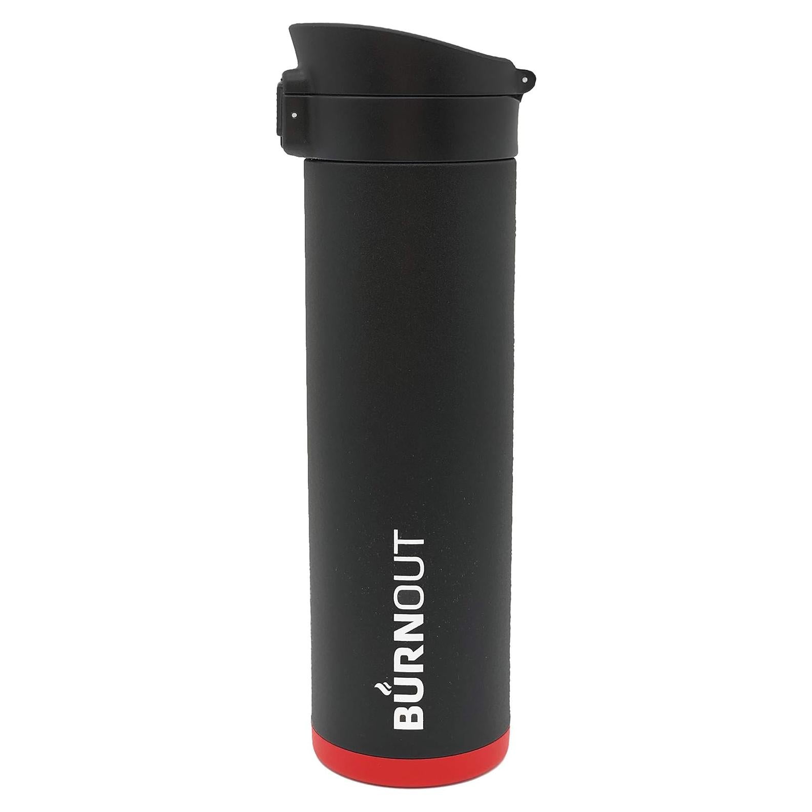 Taza Inteligente BURNOUT 16 oz. Acero Inoxidable Negra