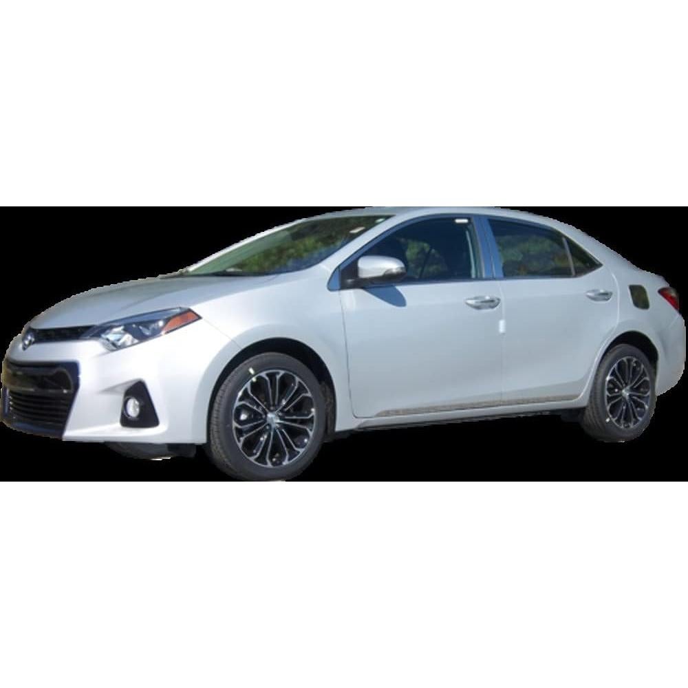 Trim de Acero Inoxidable QAA para Toyota Corolla 2014-2019 - 8 Piezas
