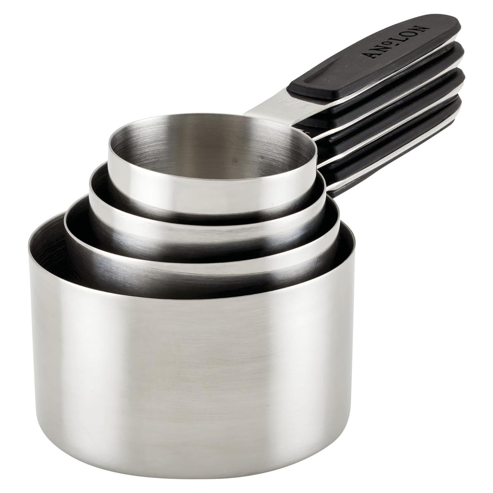 Juego de Tazas Medidoras Magnéticas Anolon SureGrip 4 Piezas