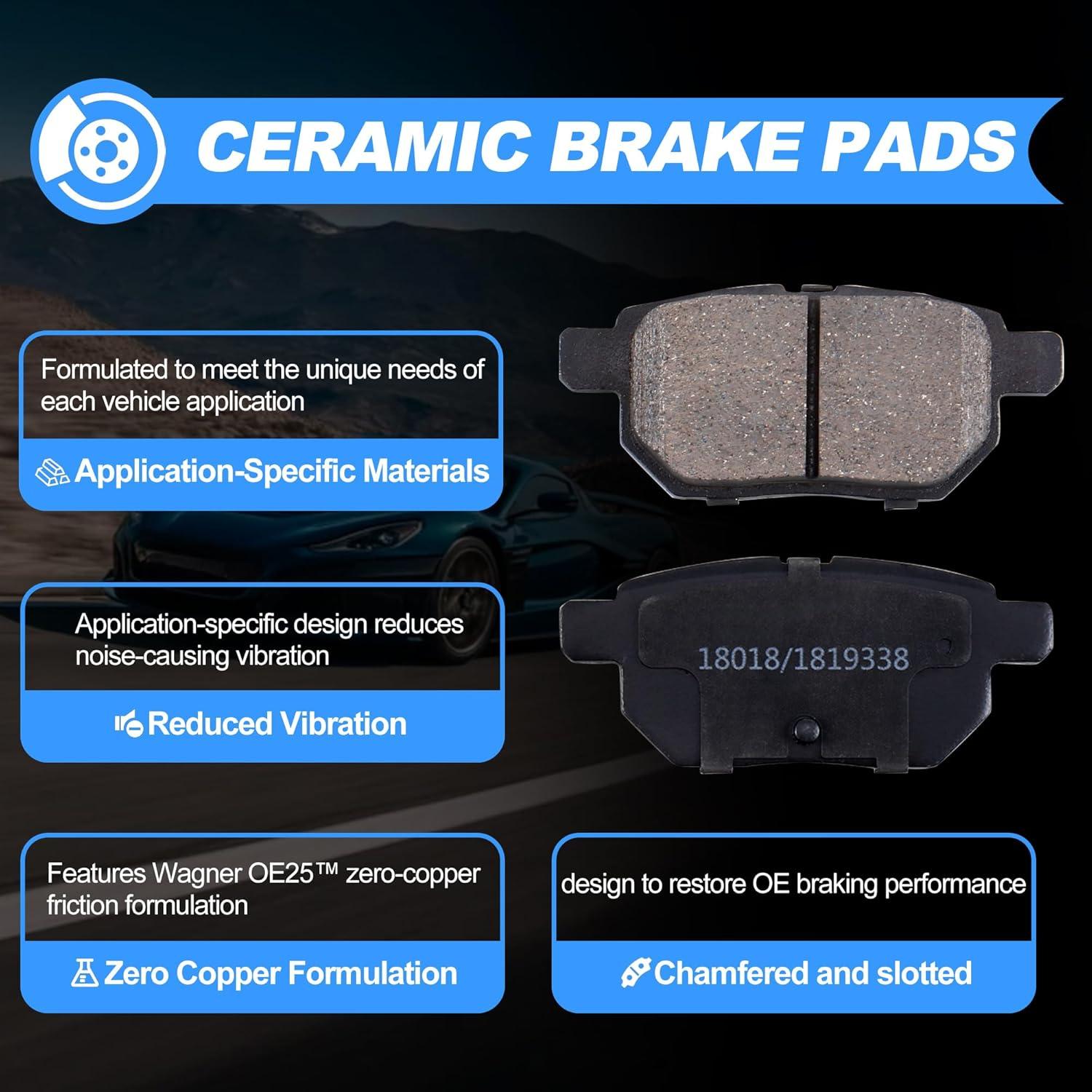 Kit de Discos y Pastillas de Freno Vipcar para Toyota y Lexus