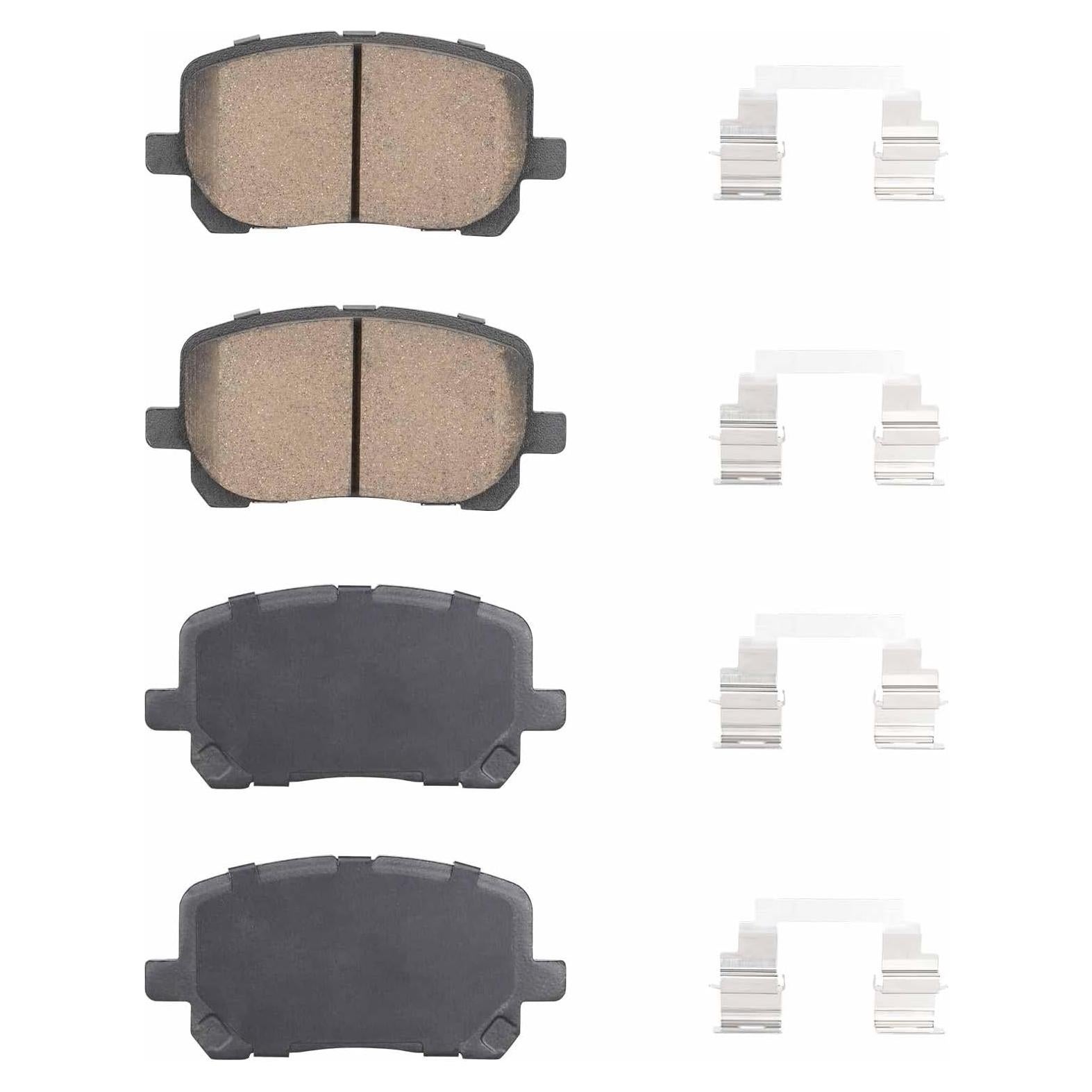 Juego de Pastillas de Freno Semimetálicas ILONPA Frontales 2003-2008