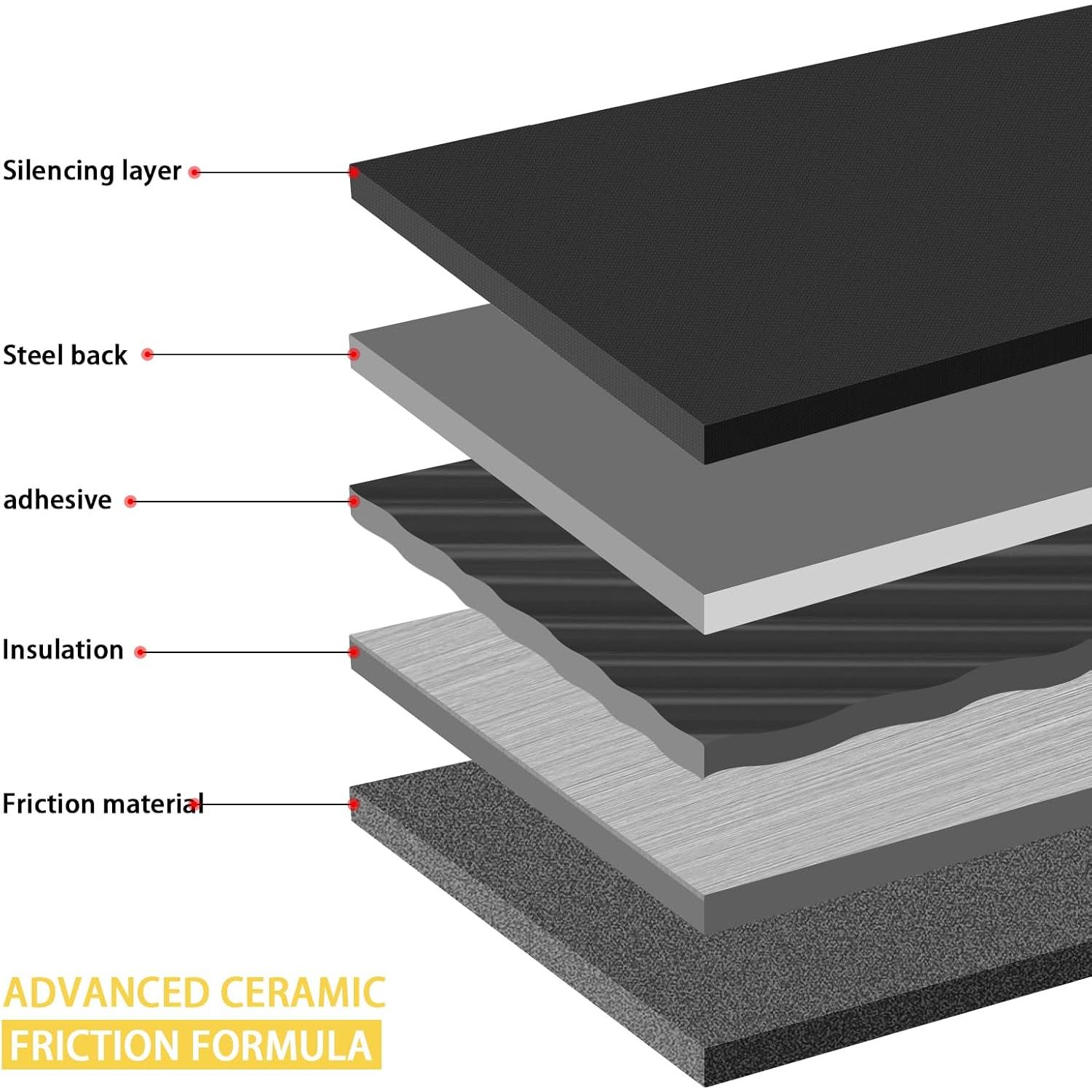 Pastillas de freno cerámicas HECHENQICHE para Toyota y Pontiac