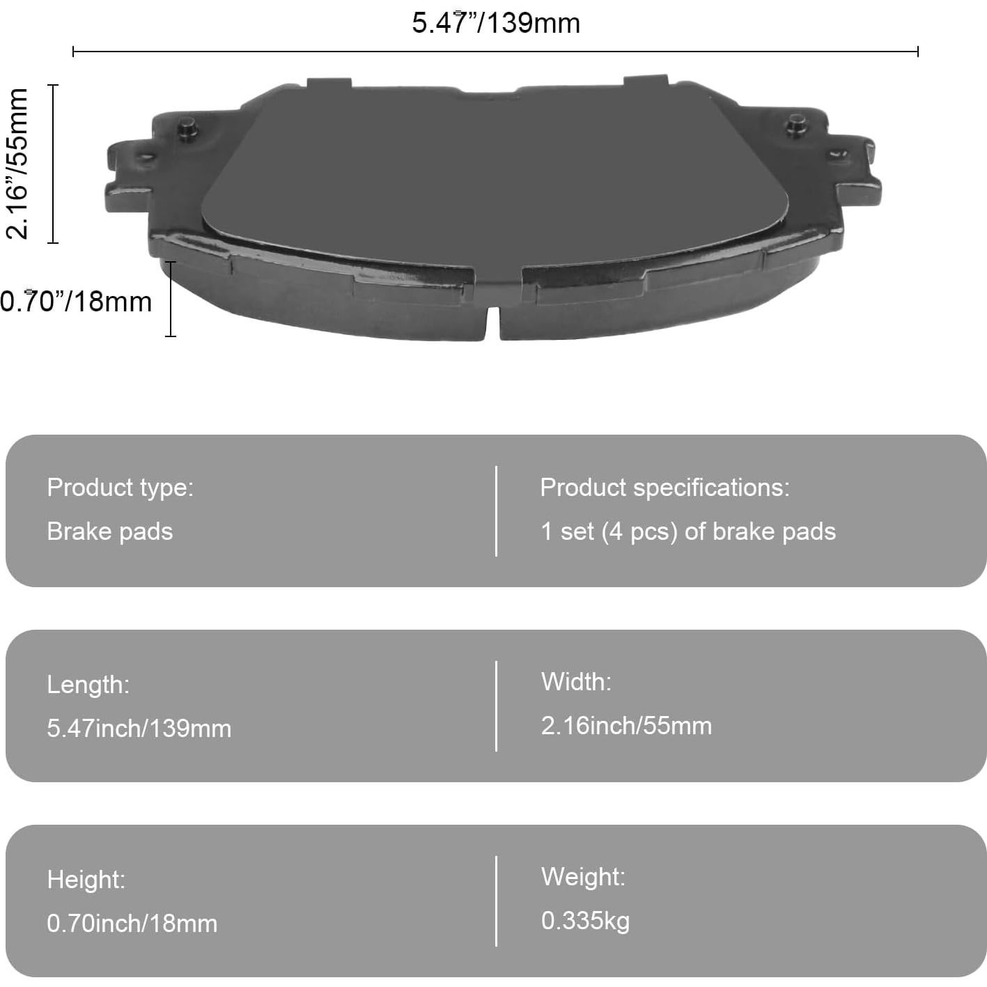 Pastillas de freno delantera SUPLABEL HZ1210 Cerámica Toyota RAV4