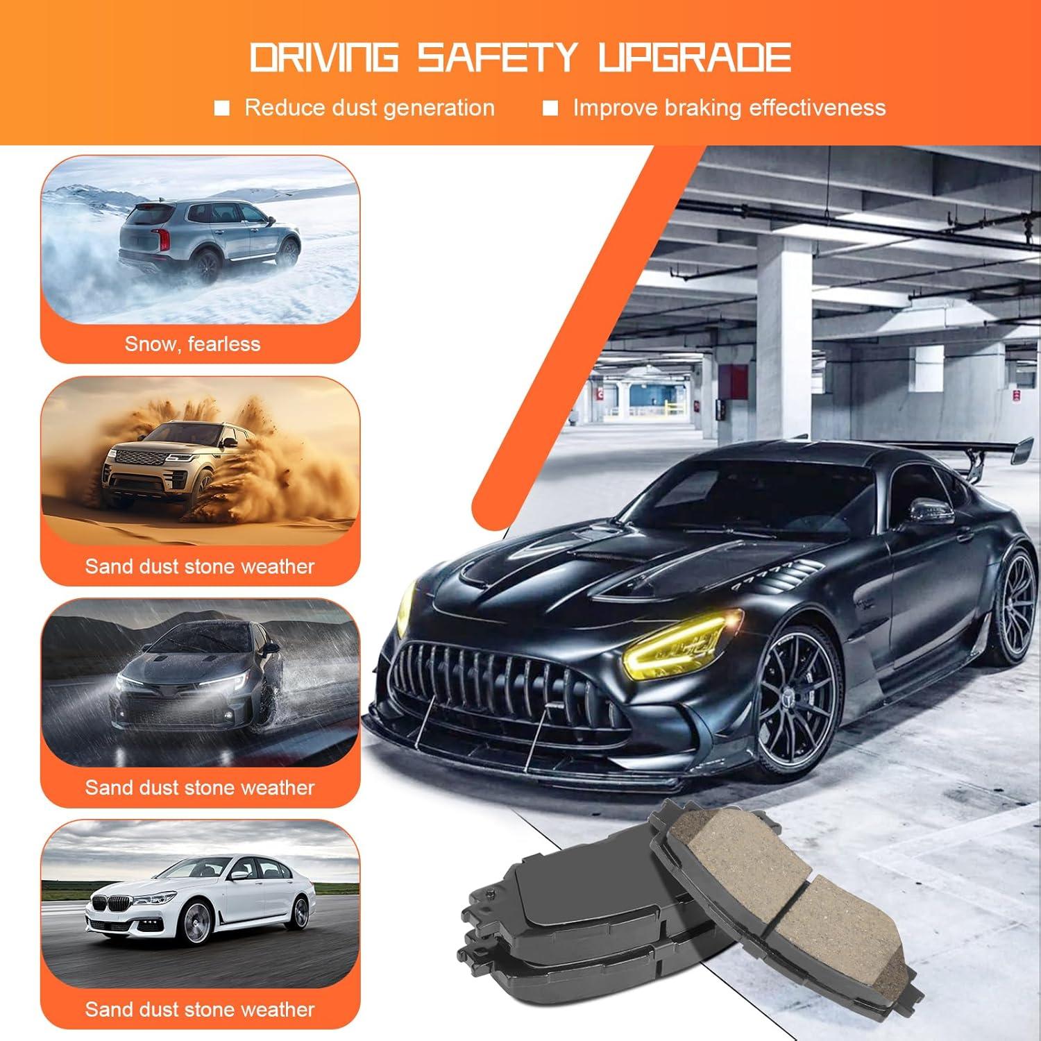 Pastillas de freno delantera SUPLABEL HZ1210 Cerámica Toyota RAV4