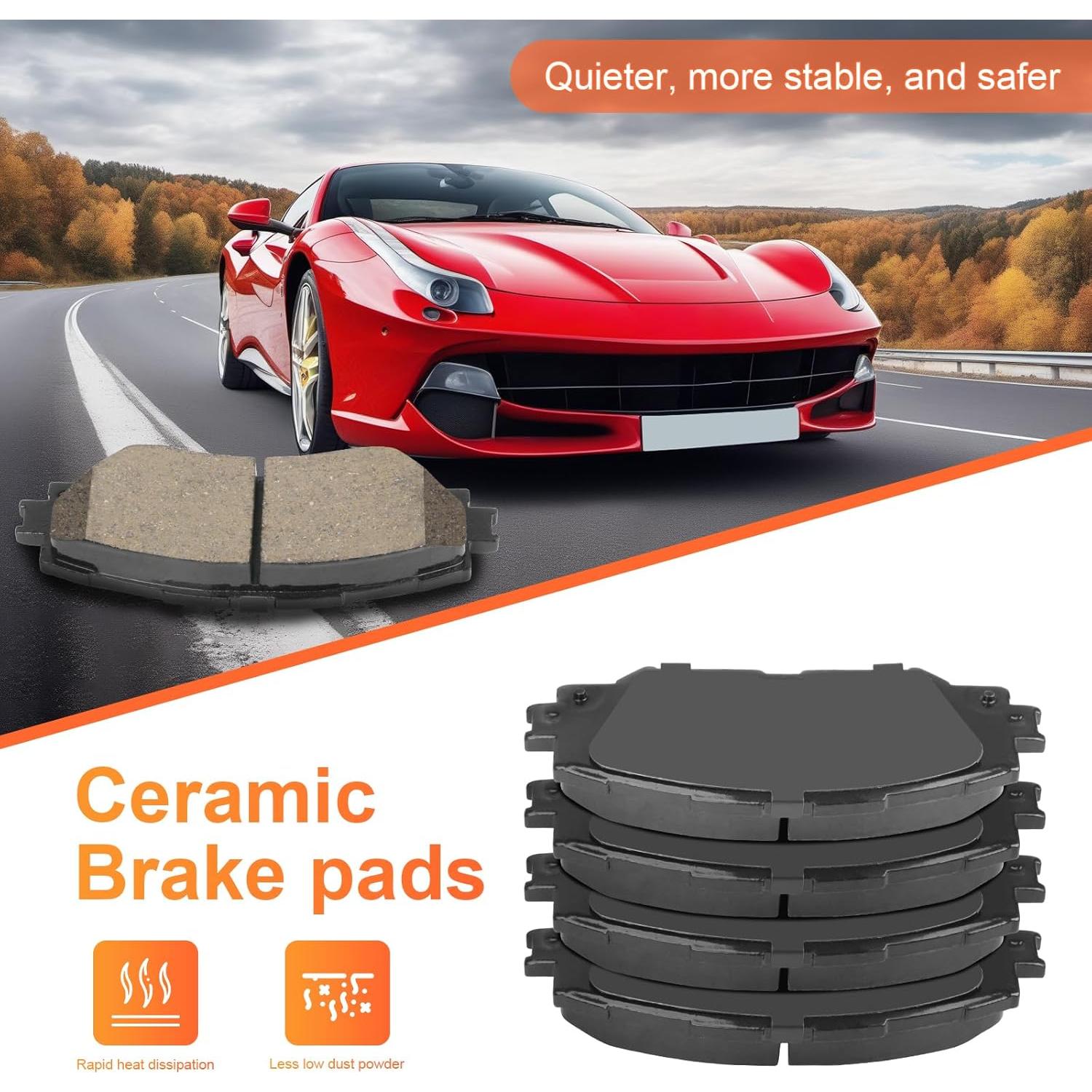 Pastillas de freno delantera SUPLABEL HZ1210 Cerámica Toyota RAV4