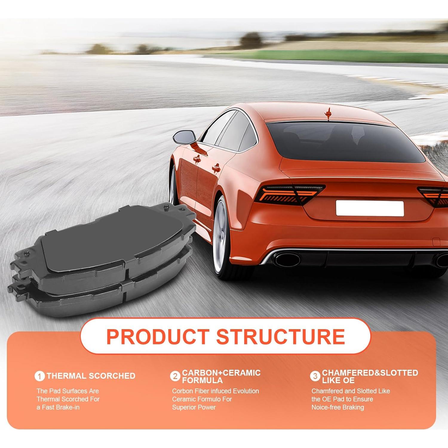 Pastillas de freno delantera SUPLABEL HZ1210 Cerámica Toyota RAV4