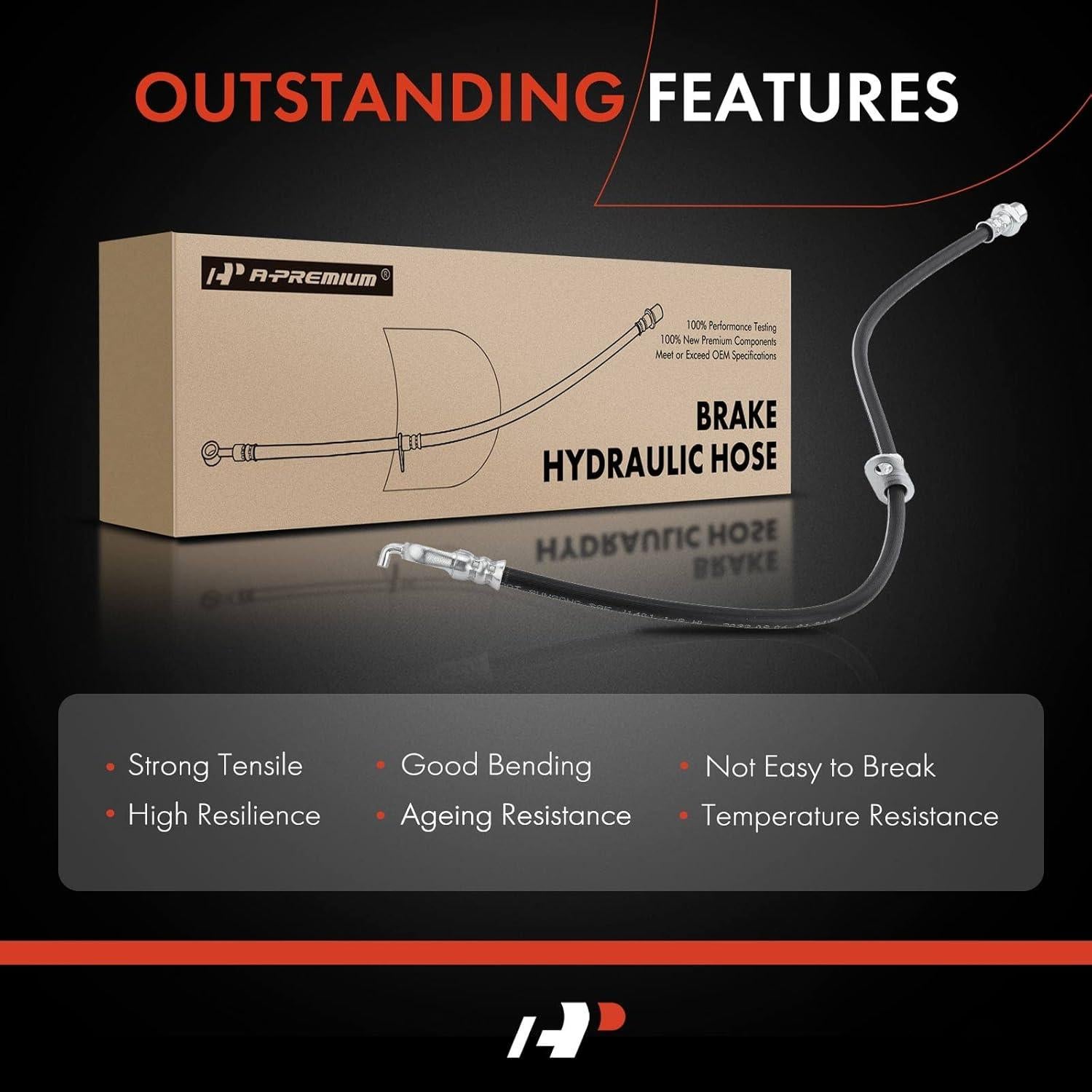 Manguera Hidráulica de Freno A-Premium para Toyota y Pontiac