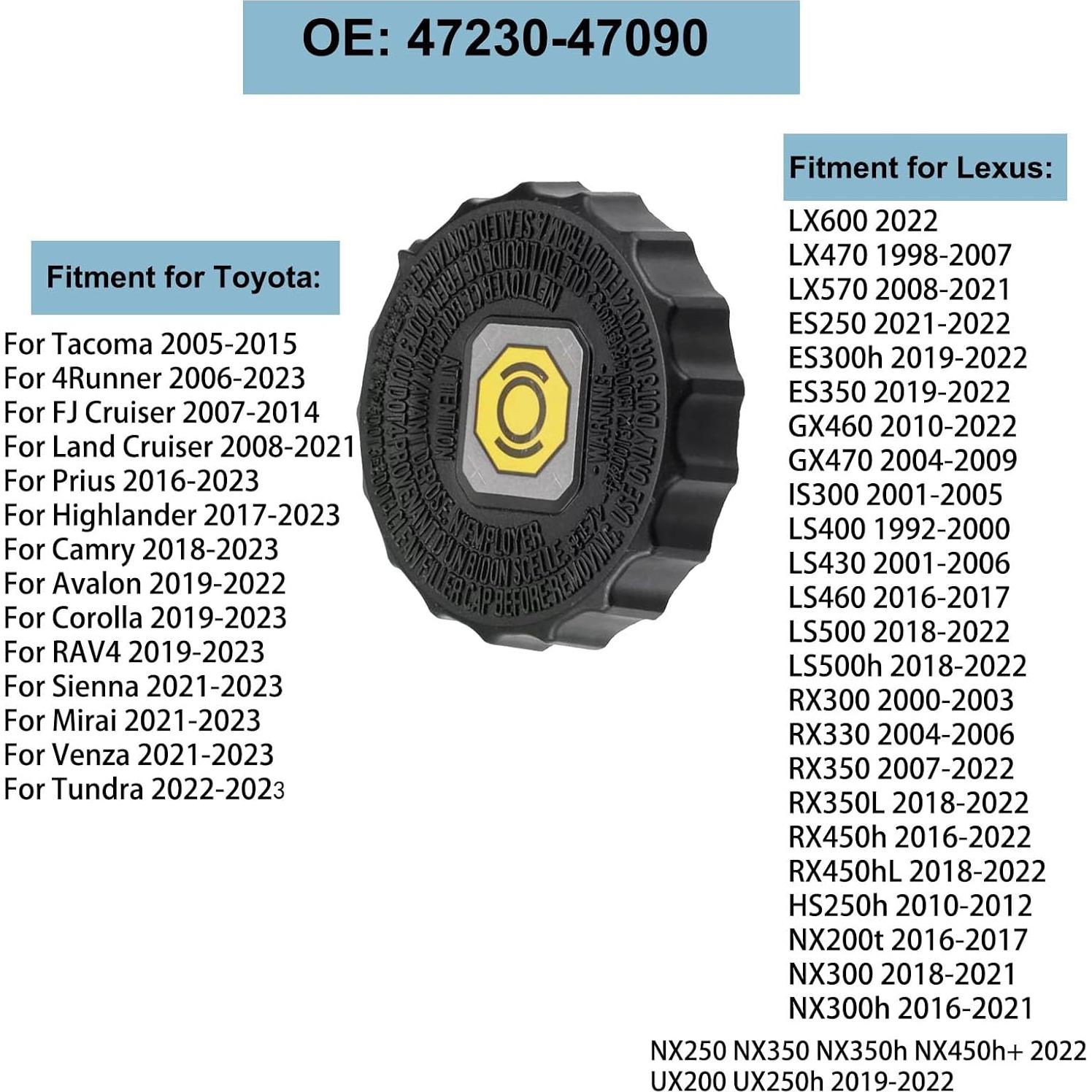 Tapa Depósito Cilindro Maestro Freno QGQZIQG 47230-47090