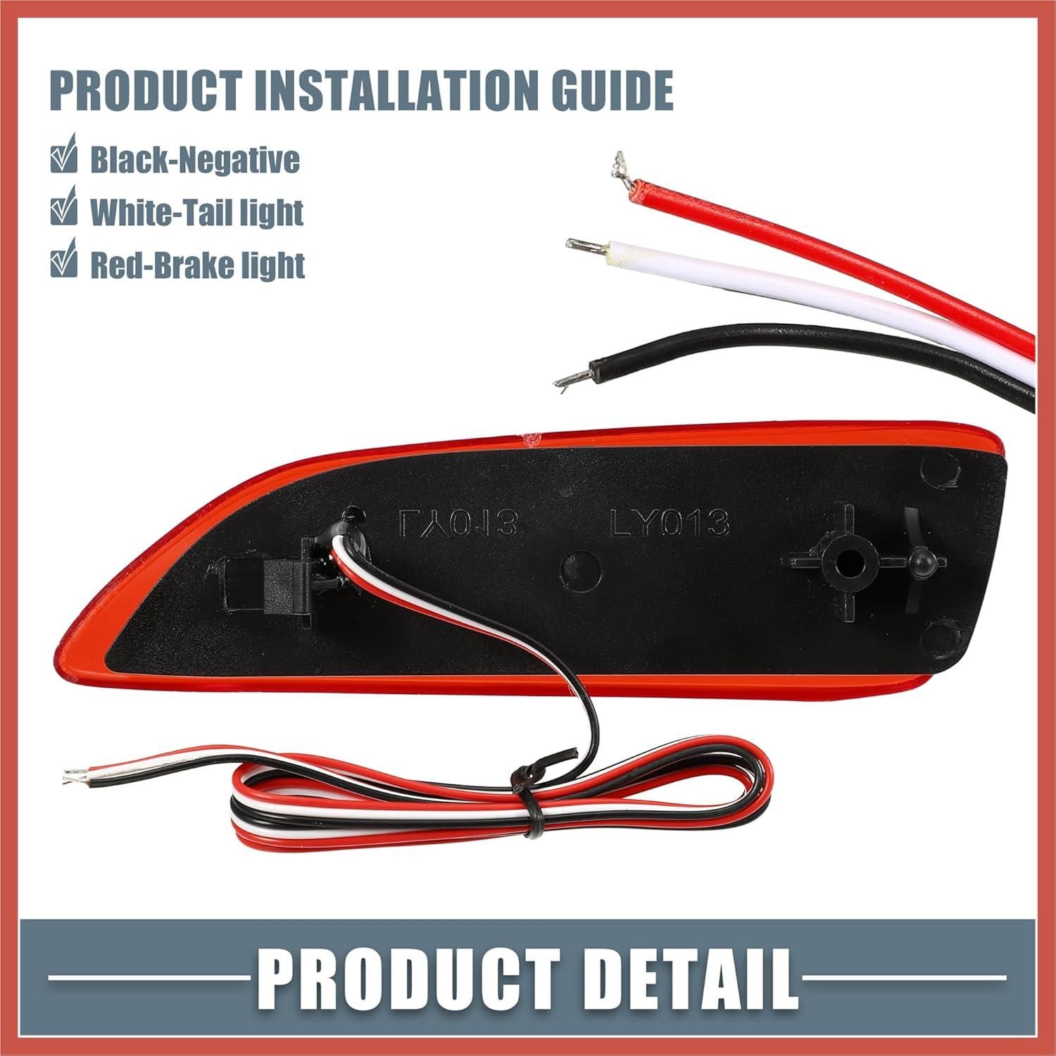 Luz de freno de niebla trasera LED ACROPIX para Toyota Corolla 2011-2013