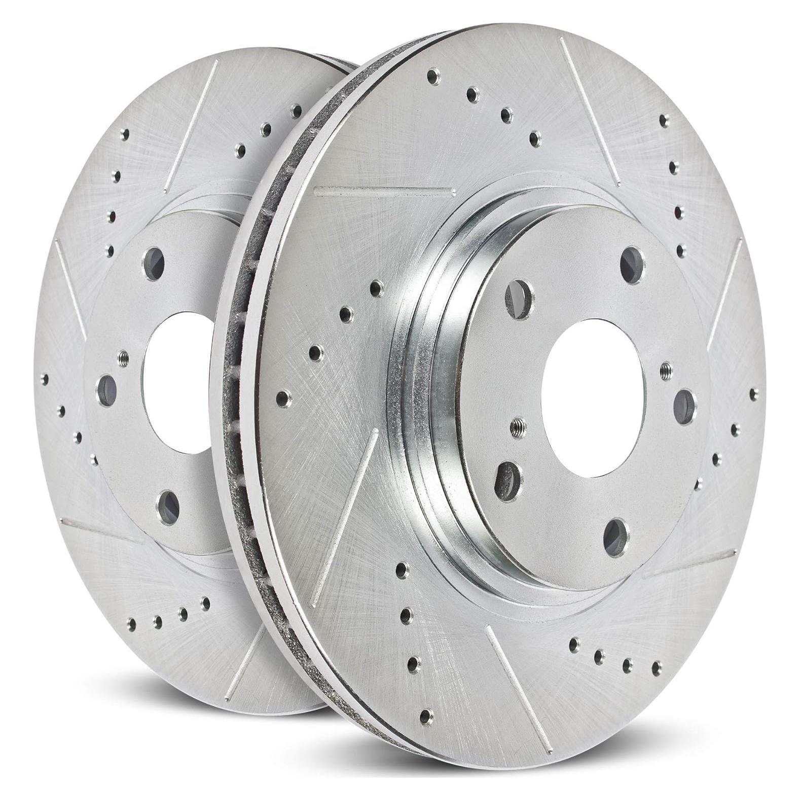 Discos de Freno Delantero Perforados Power Stop JBR1780XPR para Toyota