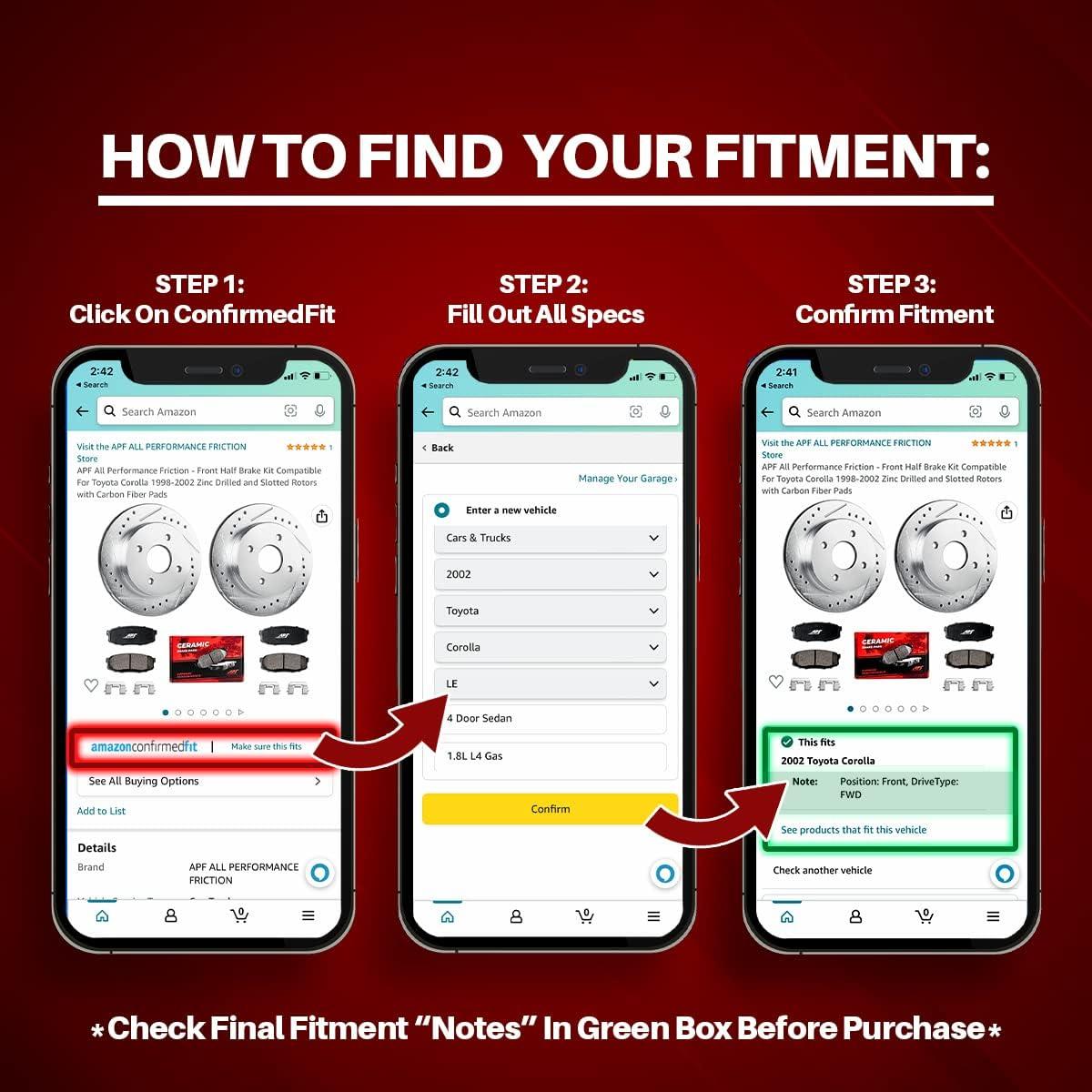 Pastillas de Freno Cerámicas APF para Toyota Corolla iM 2017-2018