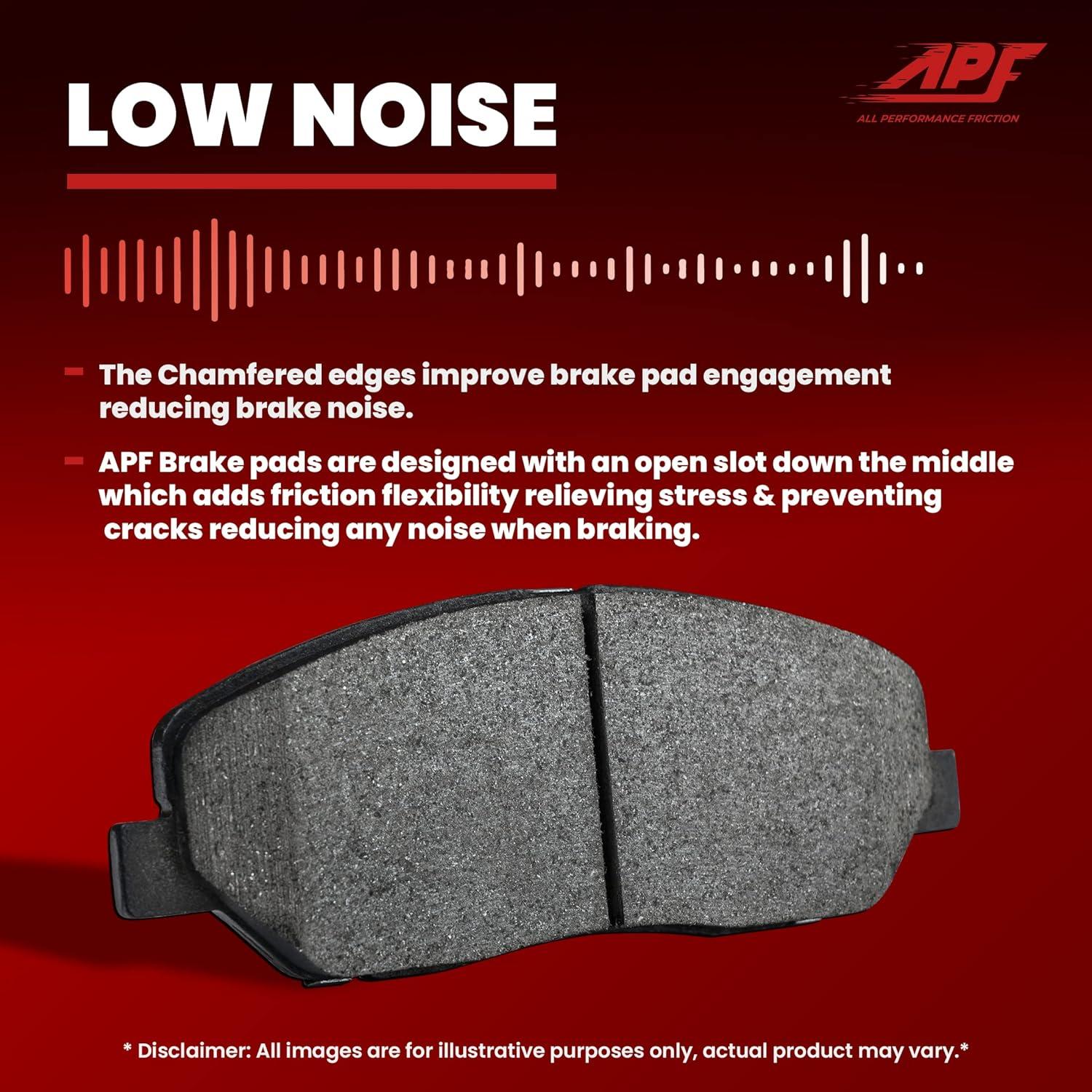 Pastillas de Freno Cerámicas APF para Toyota Corolla iM 2017-2018