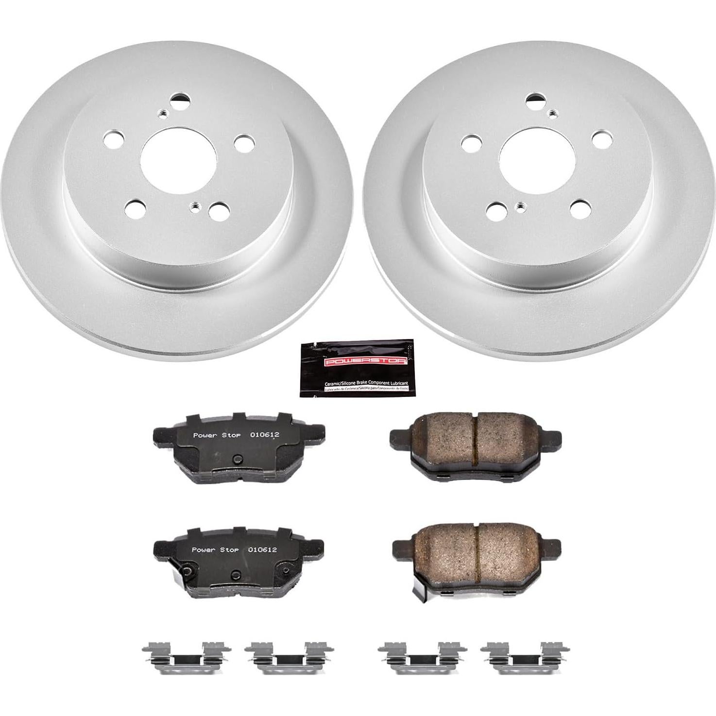 Kit de Freno Power Stop CRK4736 Cerámico y Rotor Recubierto