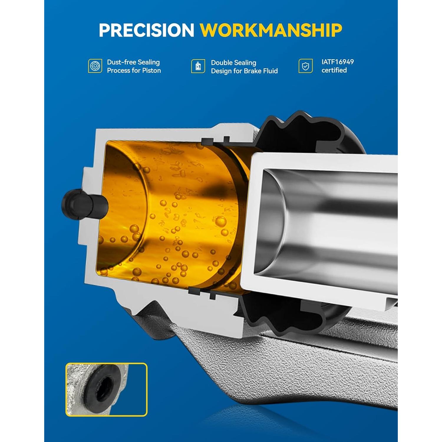 Caliper de Freno PHILTOP Frontal para Toyota y Lexus 2010-2022