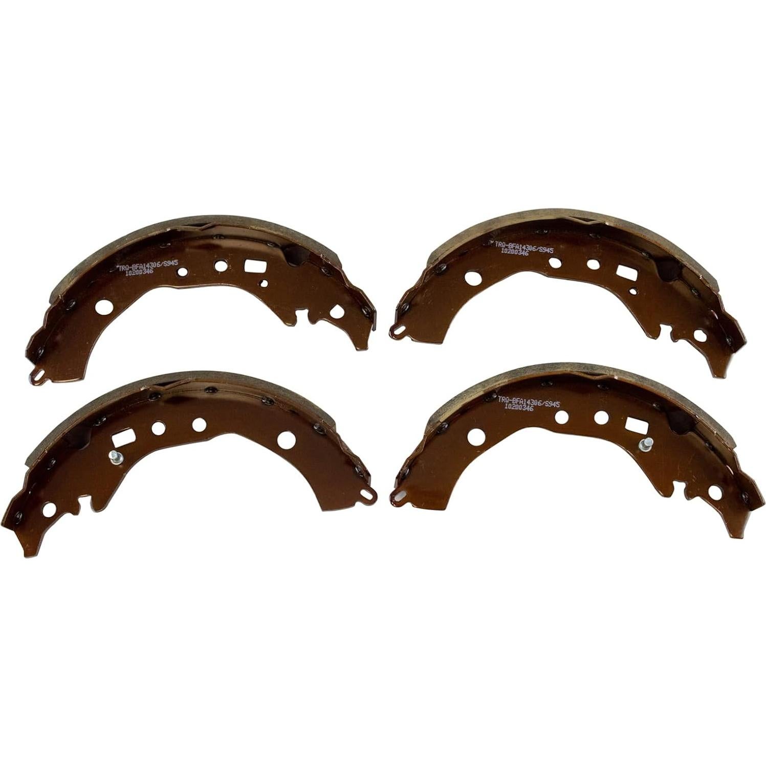 Zapatas de freno traseras TRQ BFA14306 para Toyota y Scion