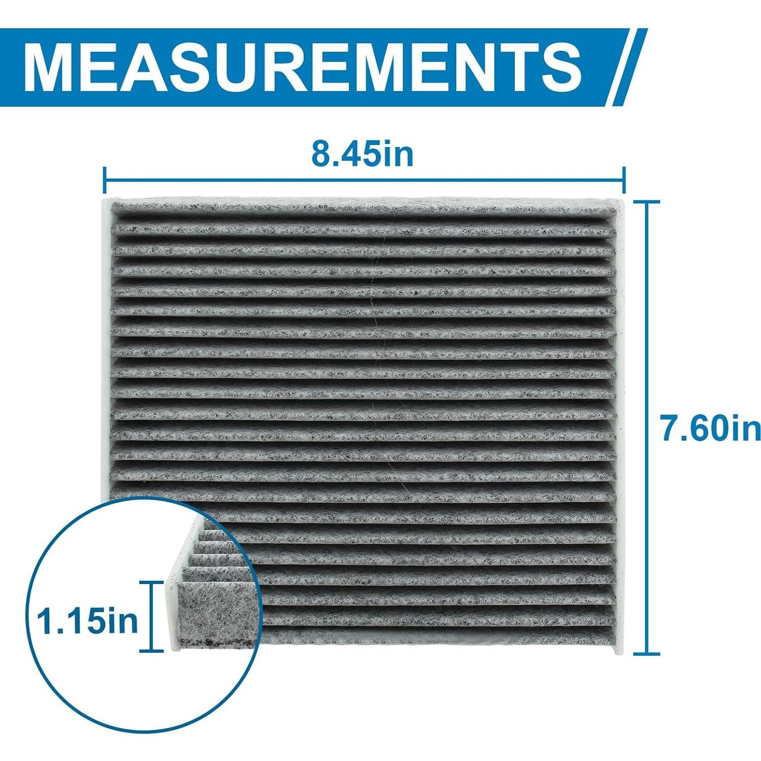 Filtro de Aire del Motor y Cabina CARBBIA para Toyota Corolla 2009-2019