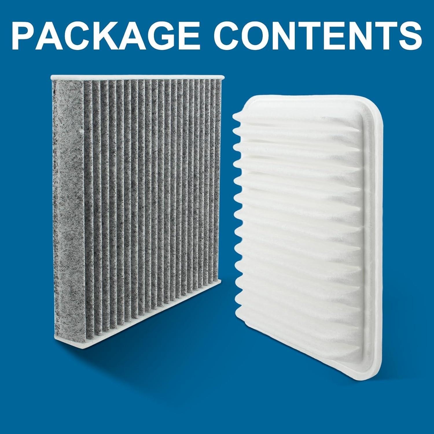 Filtro de Aire del Motor y Cabina CARBBIA para Toyota Corolla 2009-2019