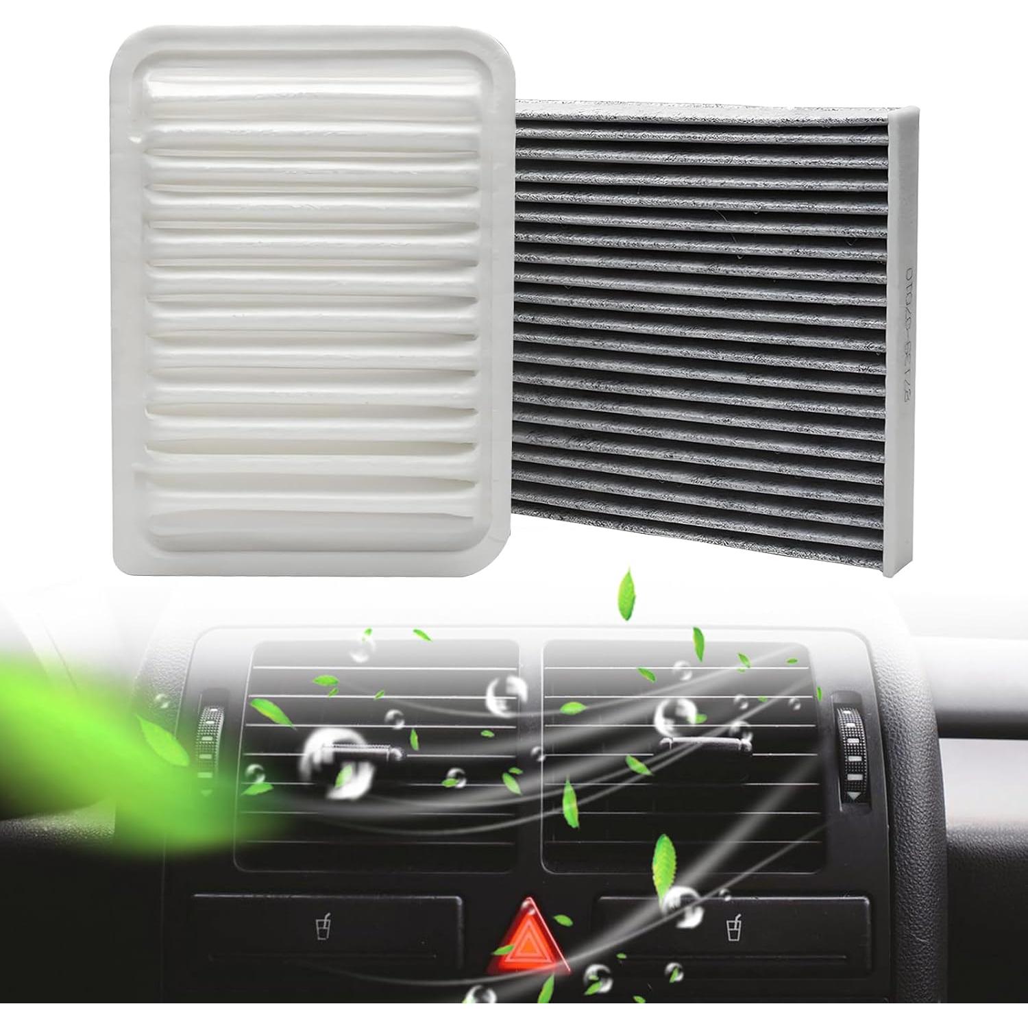 Filtro de Aire Motor y Cabina WZXIGGS 87139-07010 17801-21050